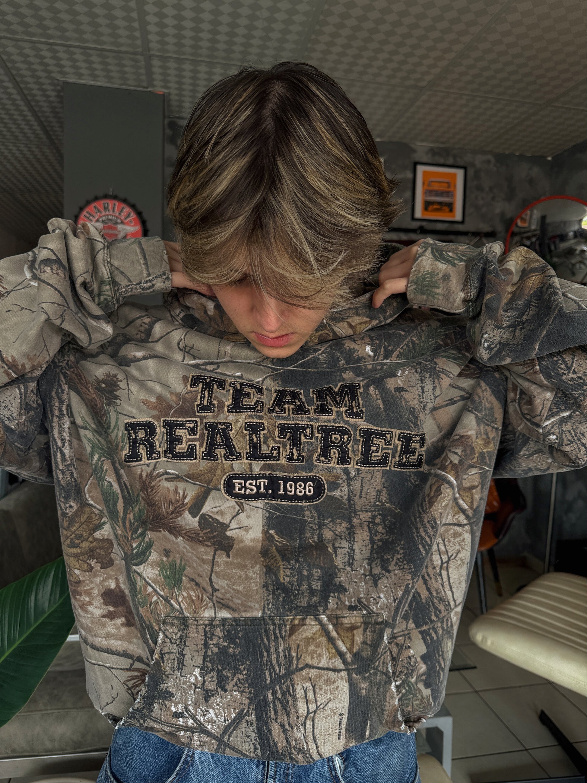 (XL) REALTREE CAMO HOODIE