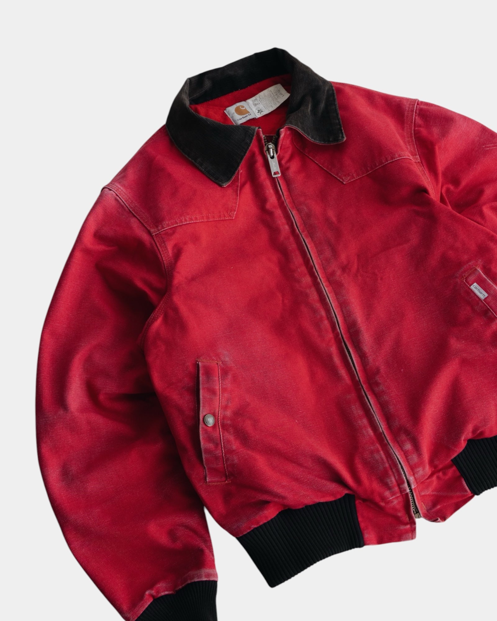 (L) 80’S VINTAGE CARHARTT RED SANTA FE JACKET