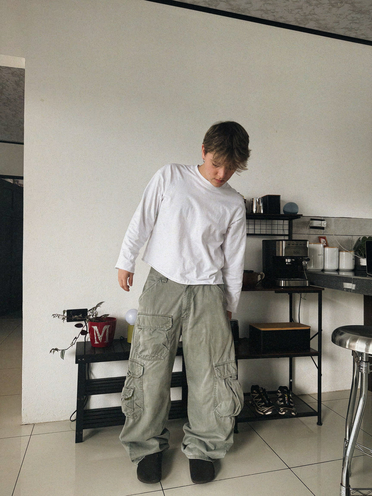 VINTAGE SILVERTAB KHAKIS CARGO PANTS - 34x32