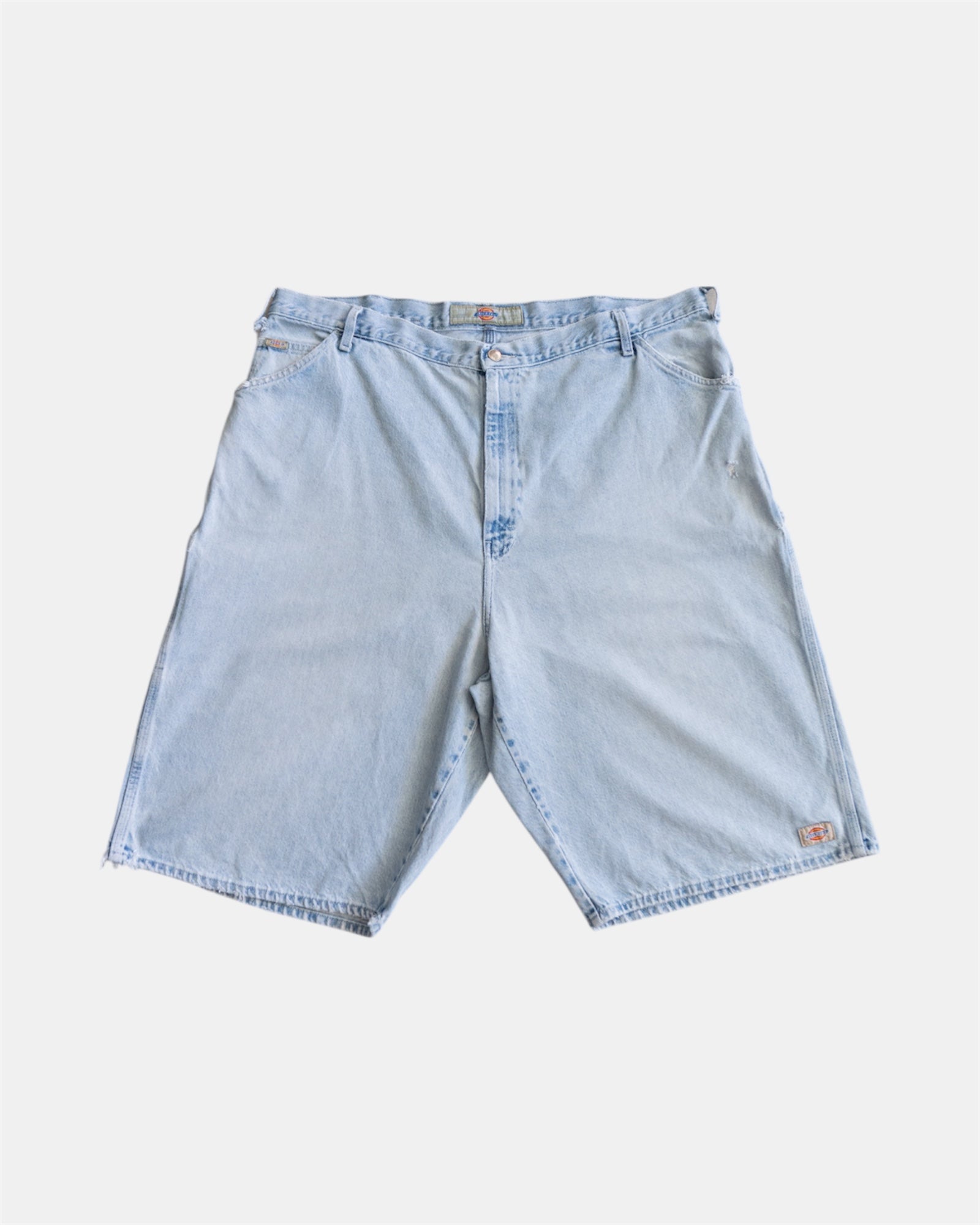 90’S VINTAGE DICKIES DENIM CARPENTER JORT - 38