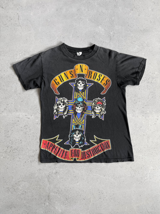 (S) VINTAGE GUNS AND ROSES BAND ROCK TEE