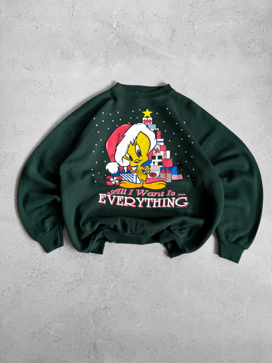 (L) 1990’S VINTAGE PIOLIN CHRISTMAS CREWNECK