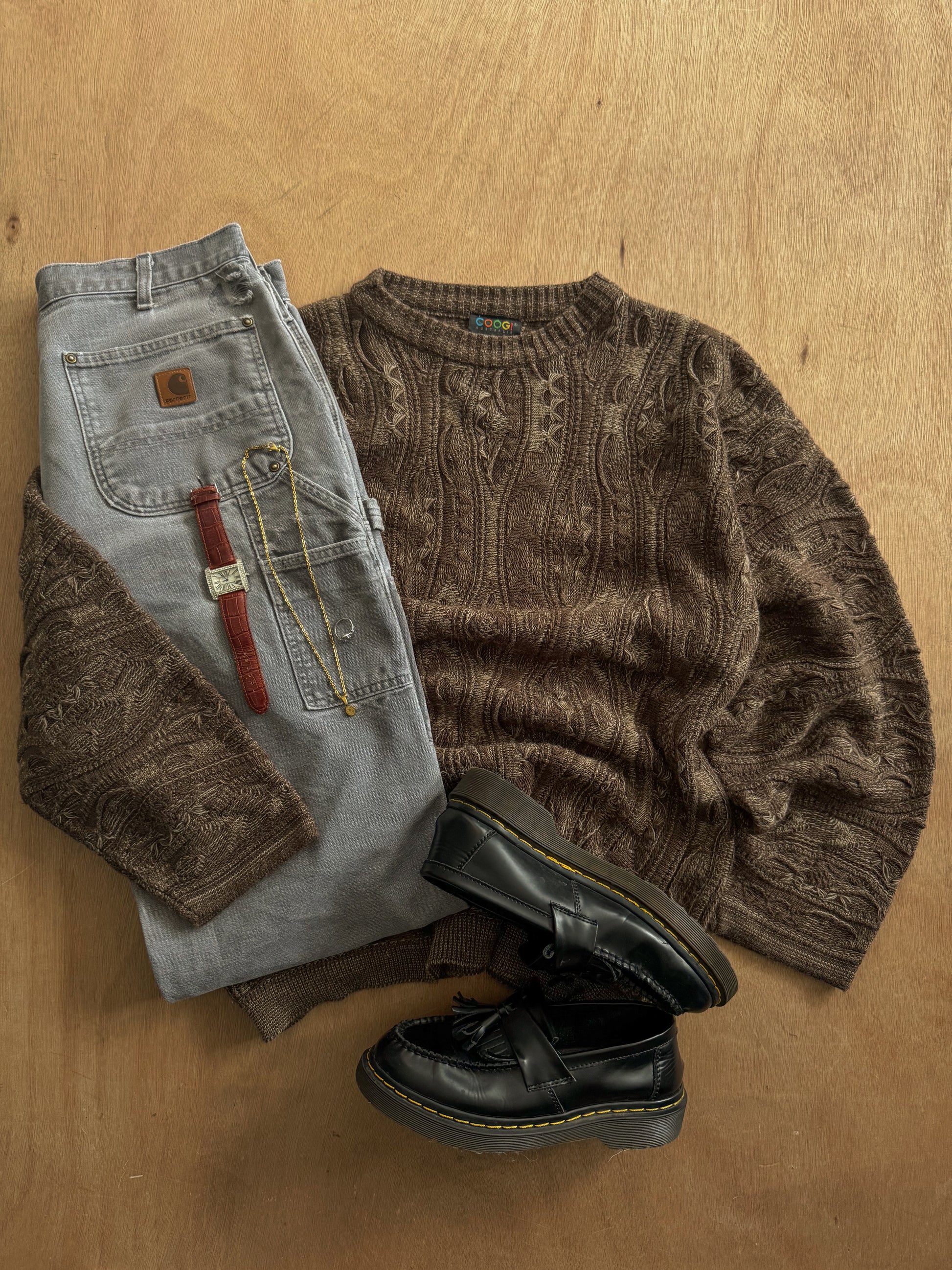 (L) 90’S VINTAGE COOGI SWEATER