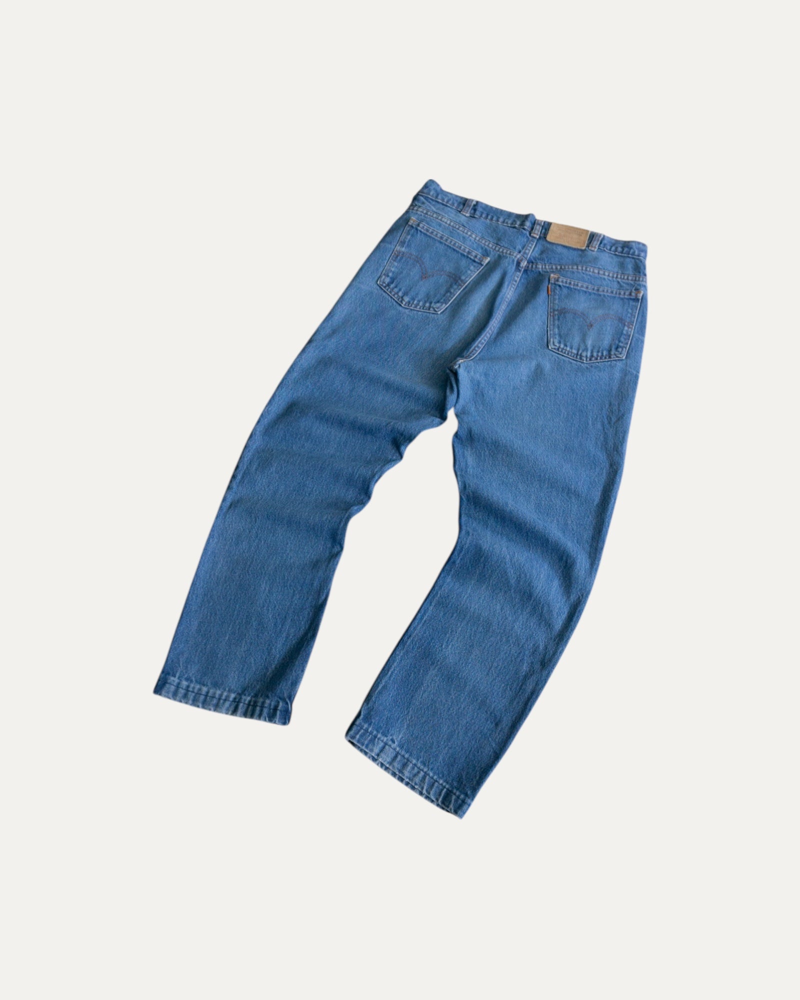 VINTAGE LEVIS TAB ORANGE DENIM PANTS - 34x32