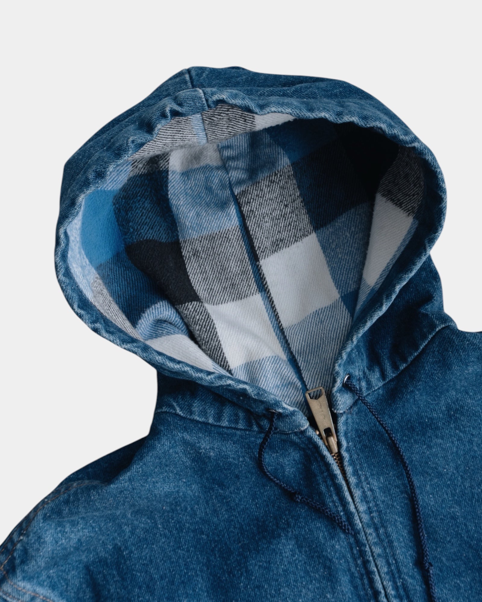 (M) VINTAGE CARHARTT JF848 BLUE DENIM JACKET
