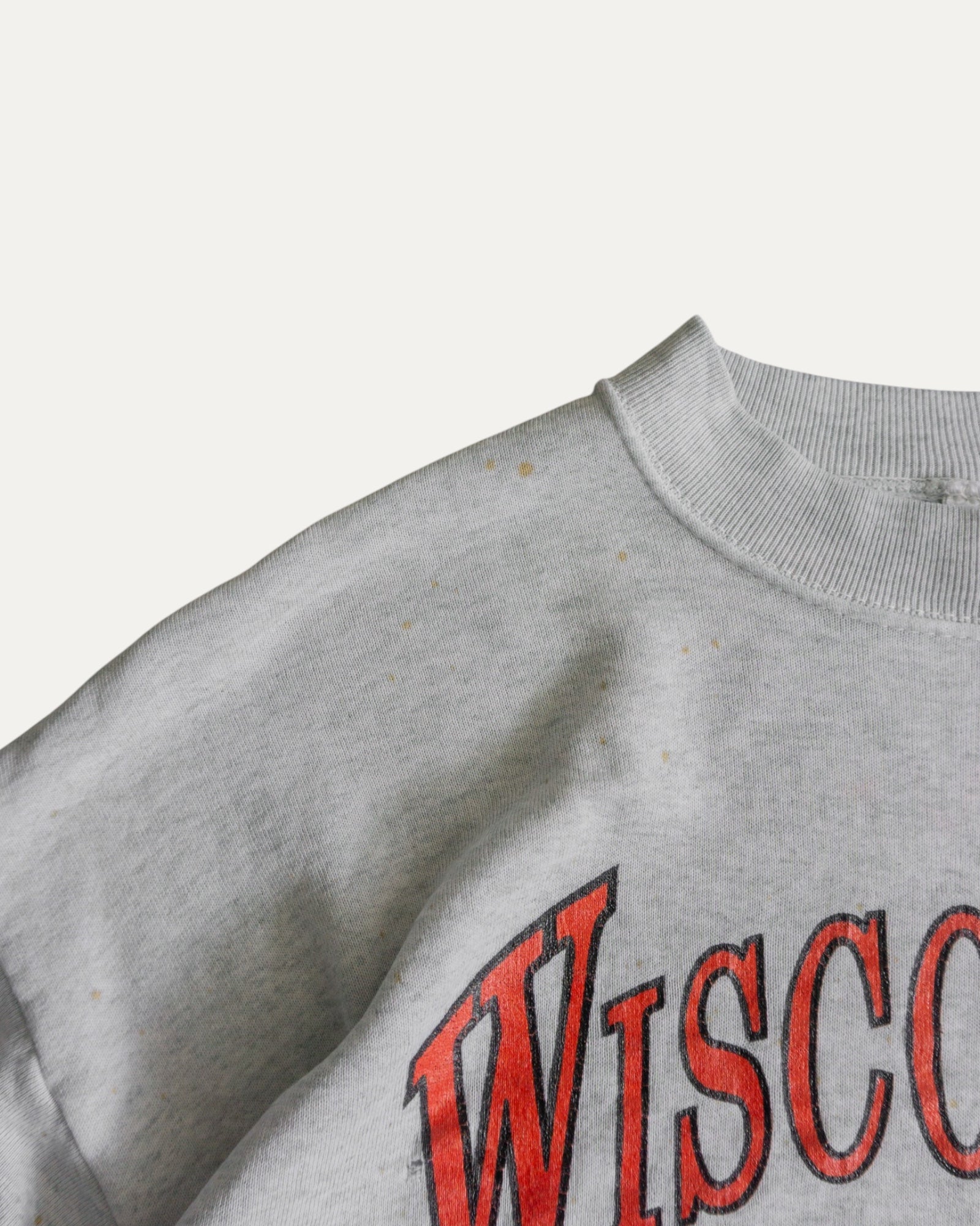 (BOXY L) 90’S VINTAGE WISCONSIN CREWNECK