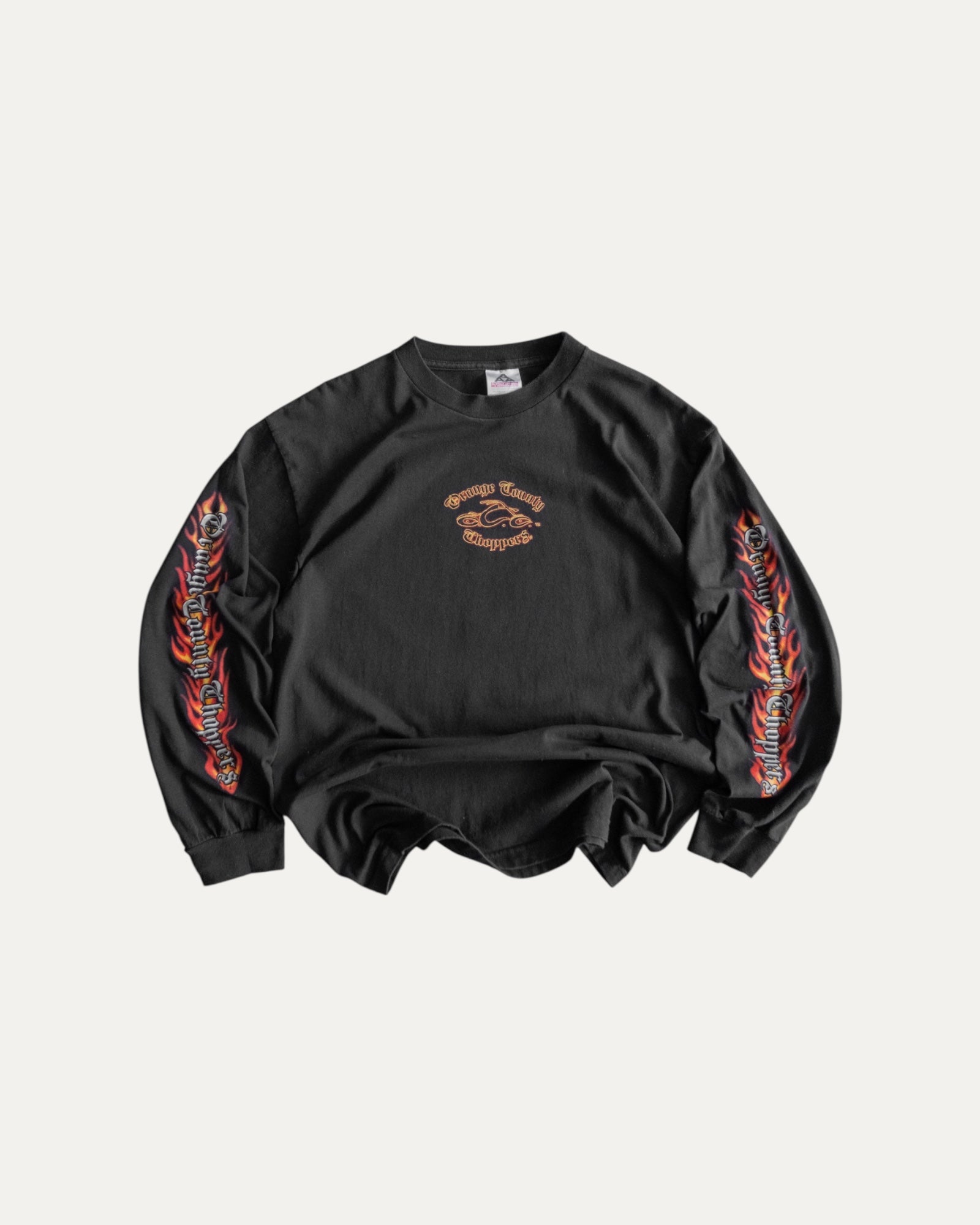 (L) VINTAGE Y2K CHOPPERS FLAMES LONG SLEEVE