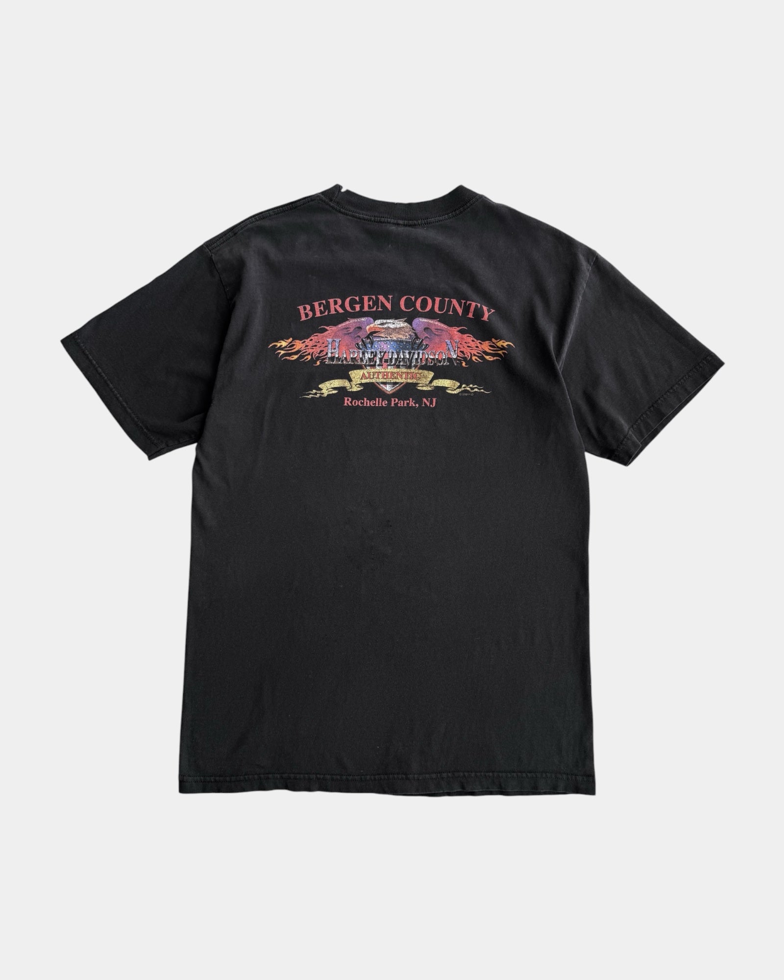 (L) 1998 VINTAGE HARLEY DAVIDSON FADED TEE