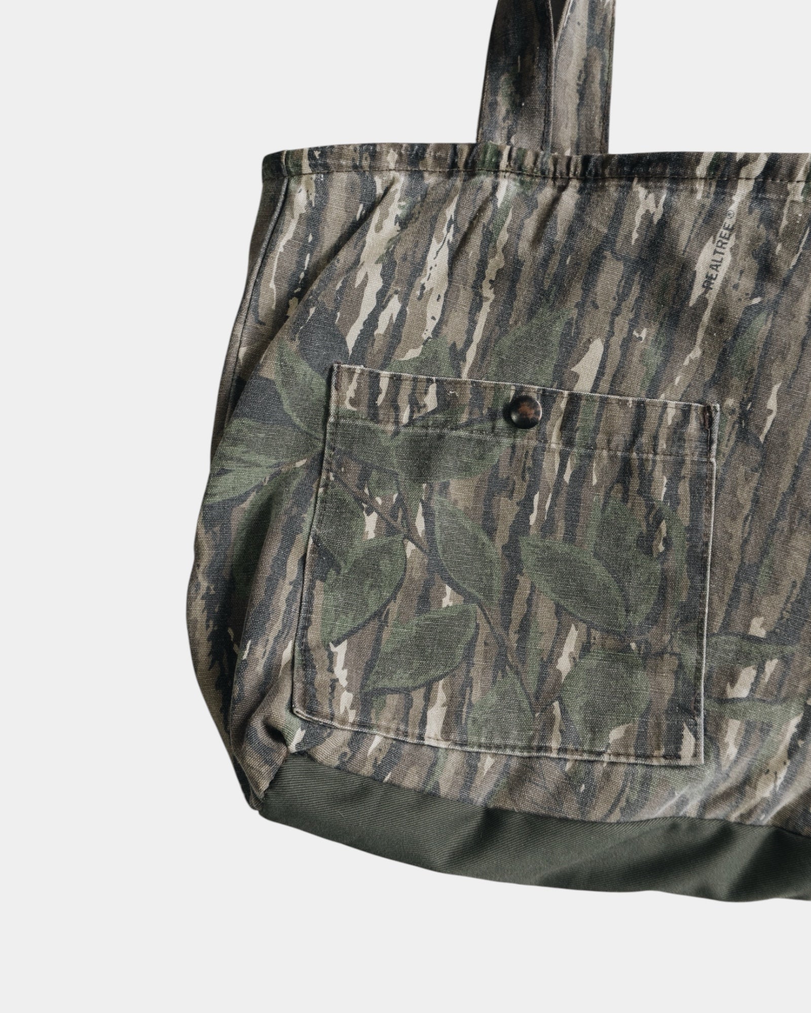 80’S VINTAGE REALTREE CAMO TOTE BAG