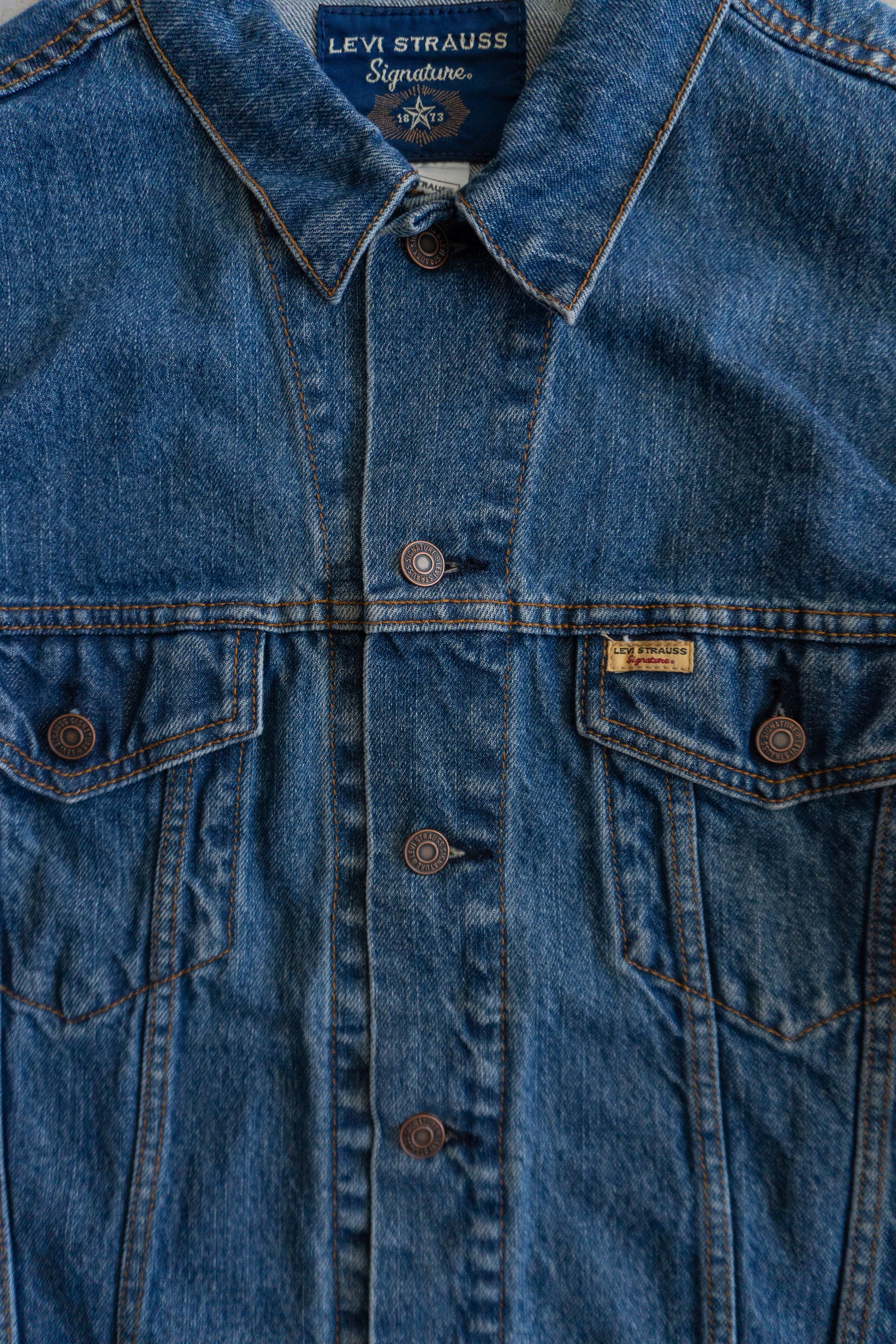 (M) VINTAGE LEVIS DENIM TRUCKER COWBOY JACKET