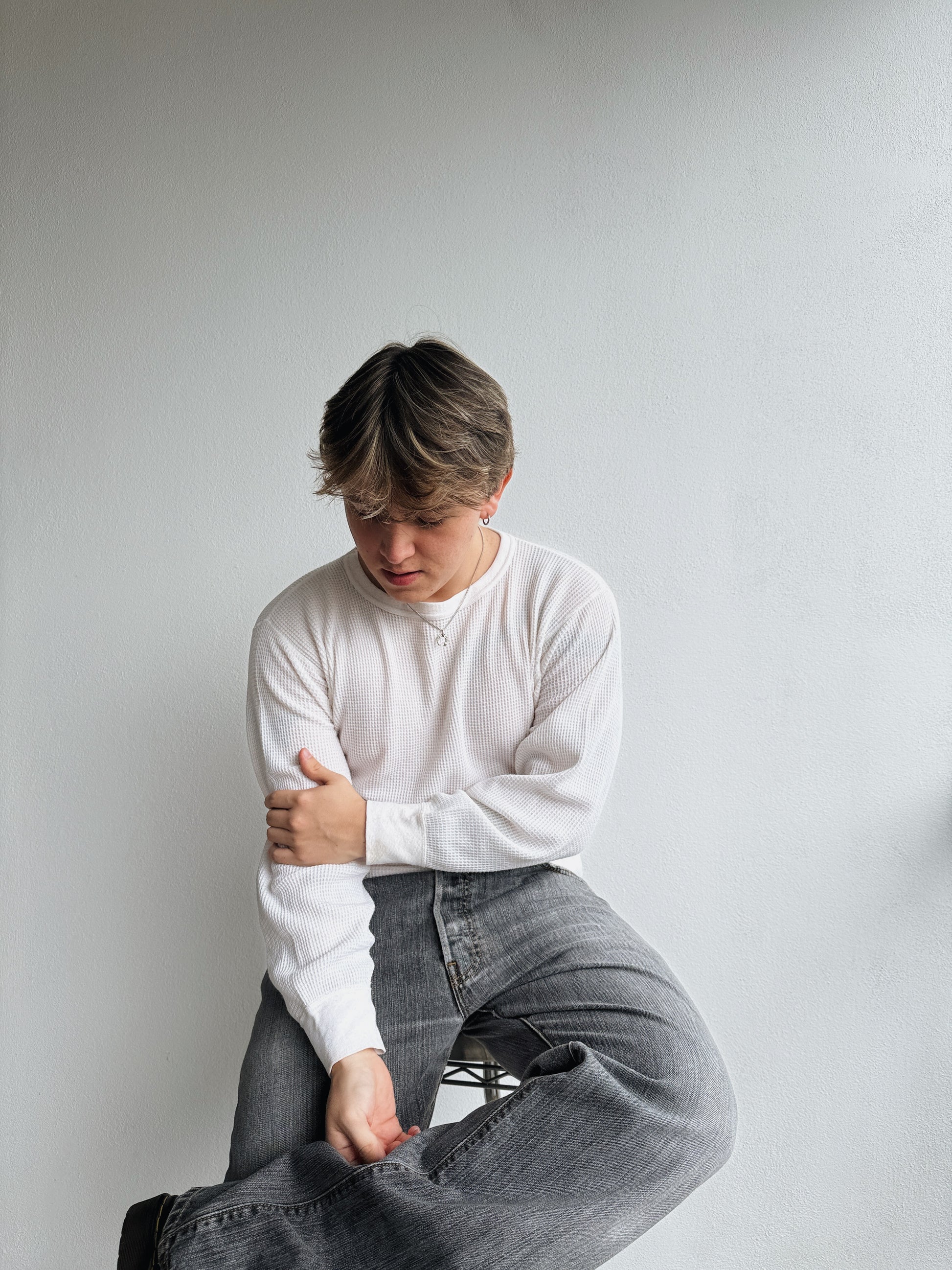 (M) 1980’S VINTAGE THERMAL LONG SLEEVE