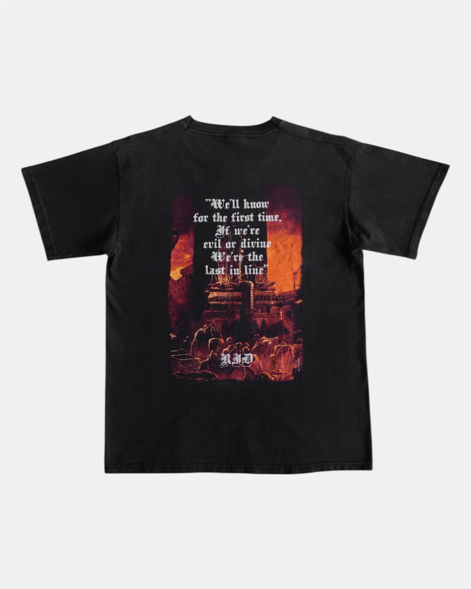 (M/L) 2010 DIO LAST IN LINE BAND TEE