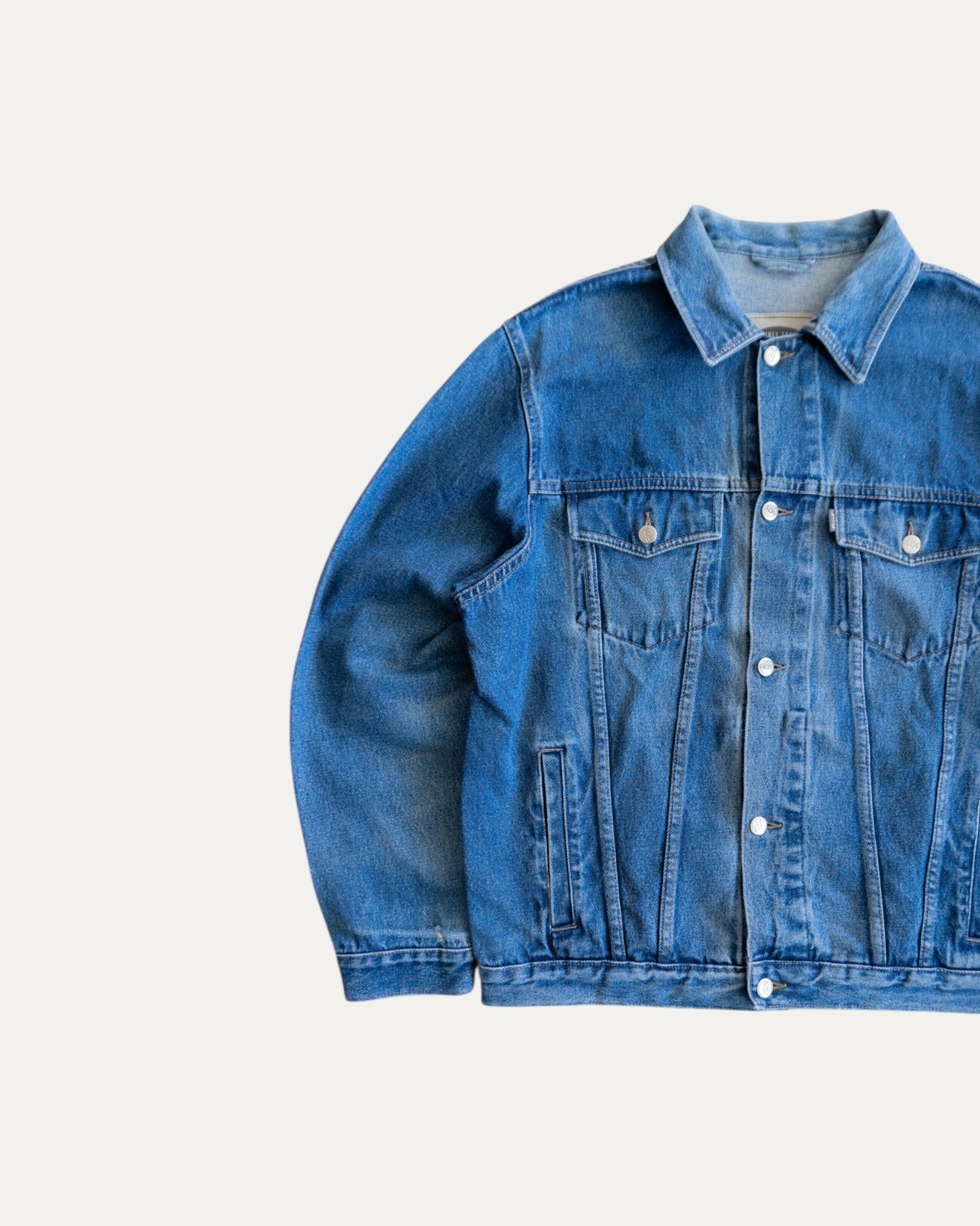 (L) VINTAGE JOY JEANS DENIM JACKET