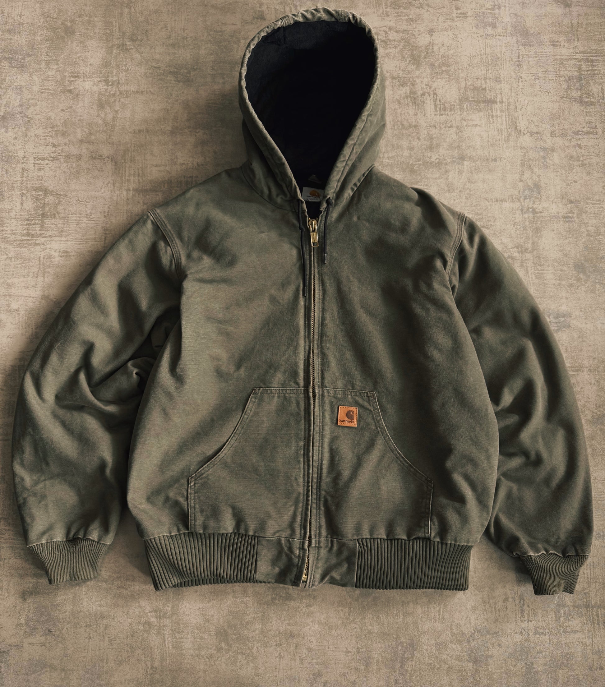 (M) VINTAGE CARHARTT OLIVE GREEN ACTIVE JACKET