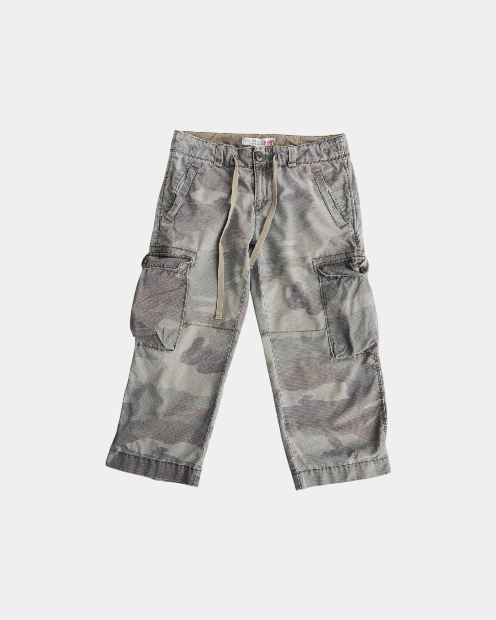 VINTAGE POLO RALPH LAUREN CAMO 3/4 SHORT - 8