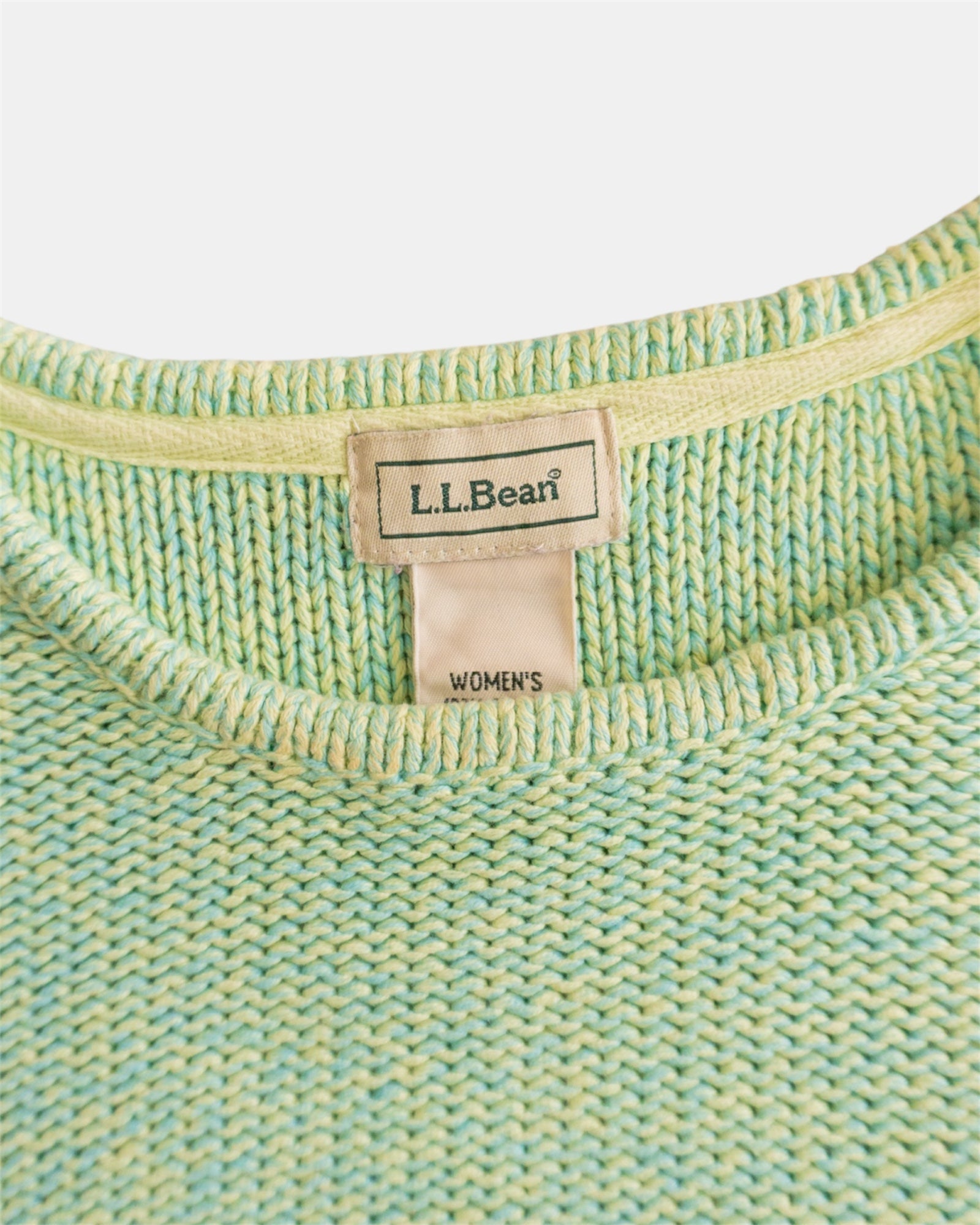 (S/M) VINTAGE L.L BEAN GREEN SWEATER