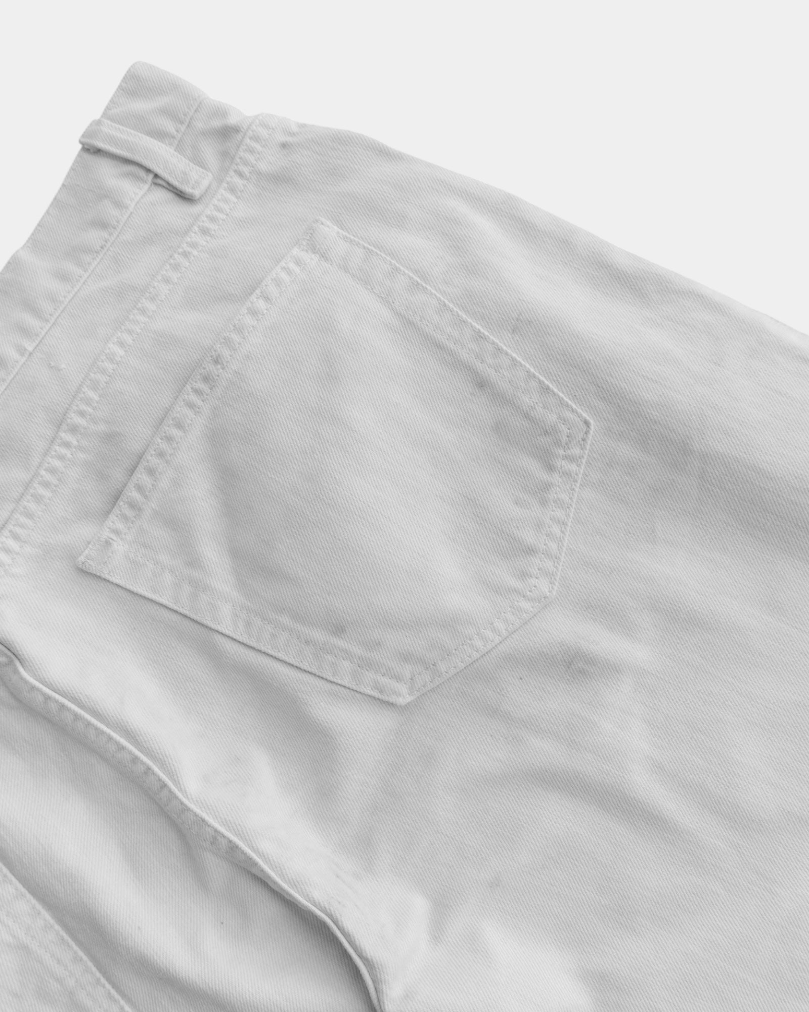 STUSSY WHITE BAGGY PANTS - 34x32