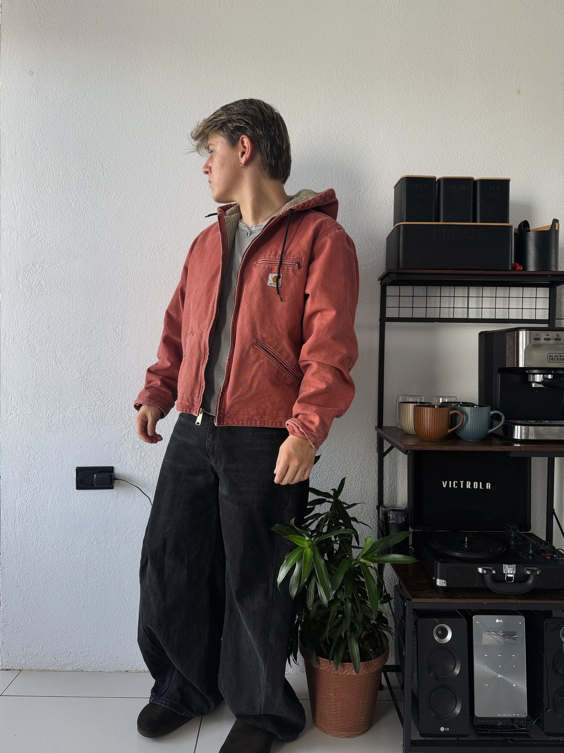 (M) VINTAGE CARHARTT SALMÓN ACTIVE JACKET
