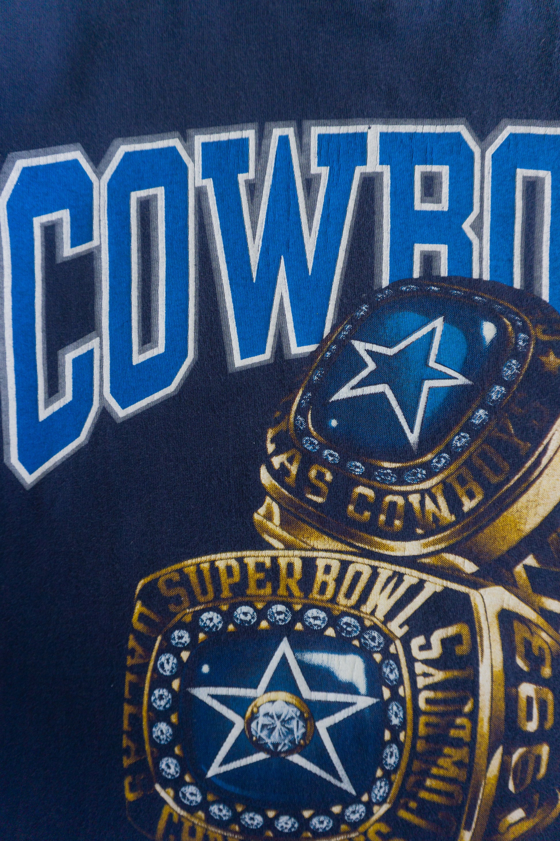 (L) 90’S VINTAGE DALLAS COWBOYS RING TEE