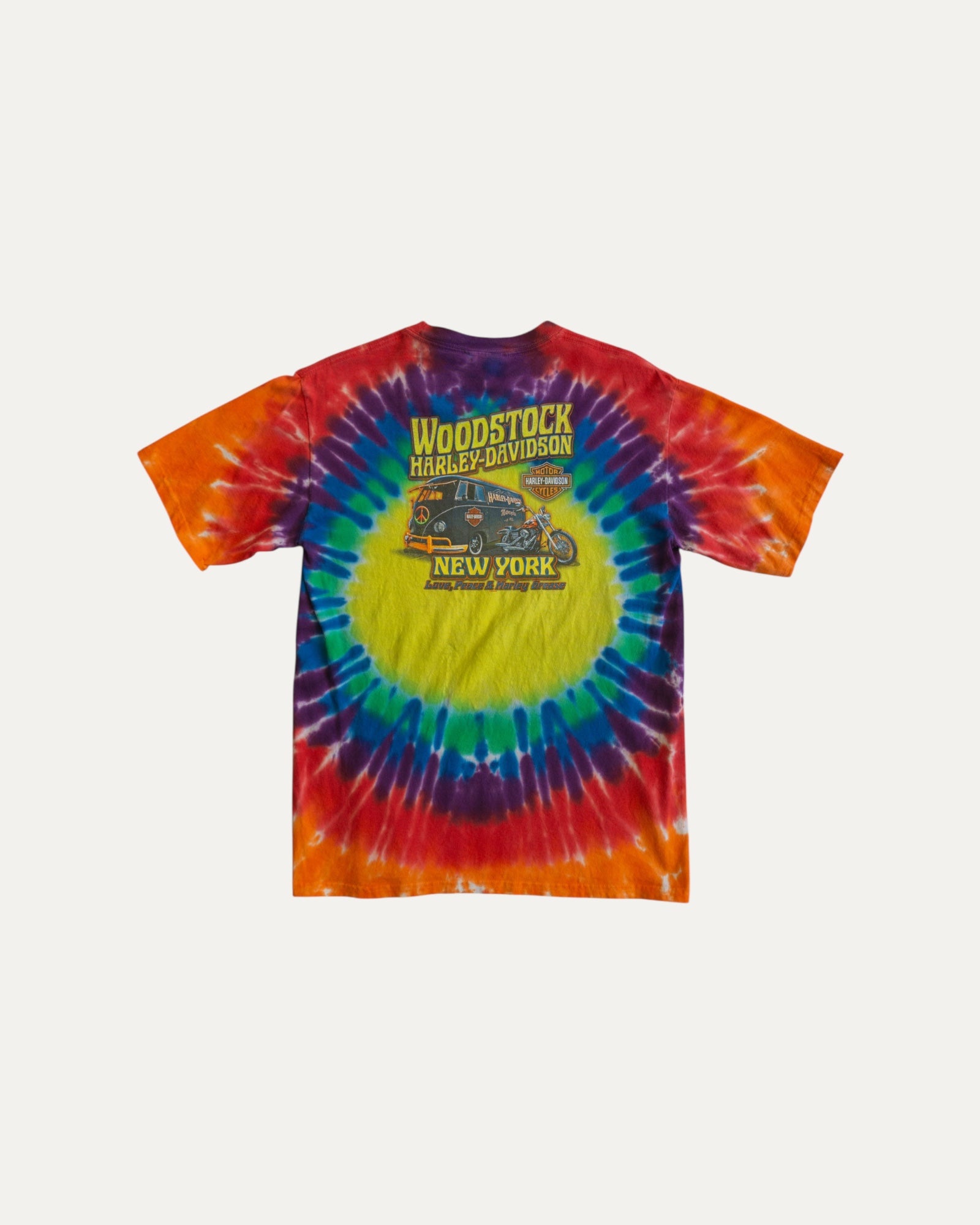 (M) HARLEY DAVIDSON WOODSTOCK TIE DYE TEE