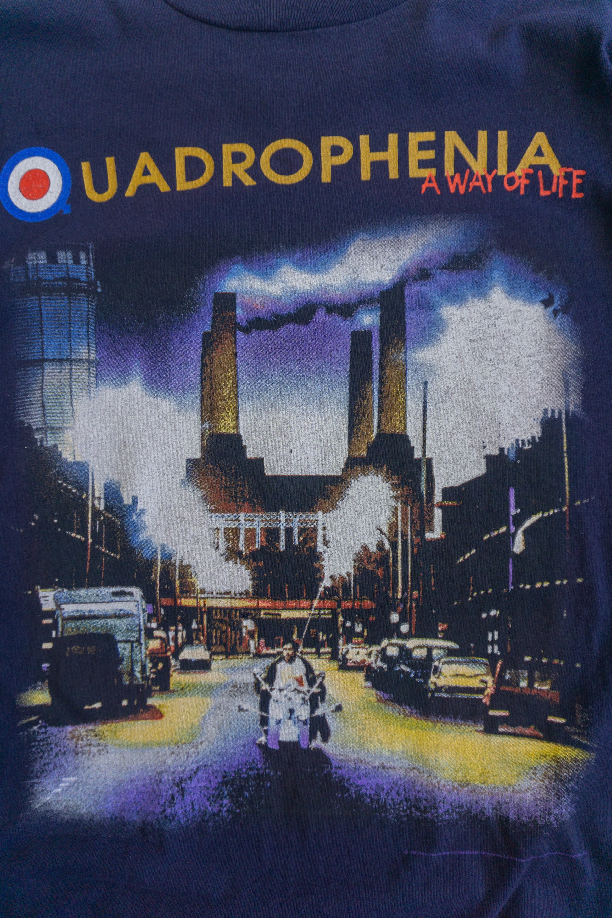 (L) 90’S VINTAGE THE WHO ROCK BAND QUADROPHENIA TEE