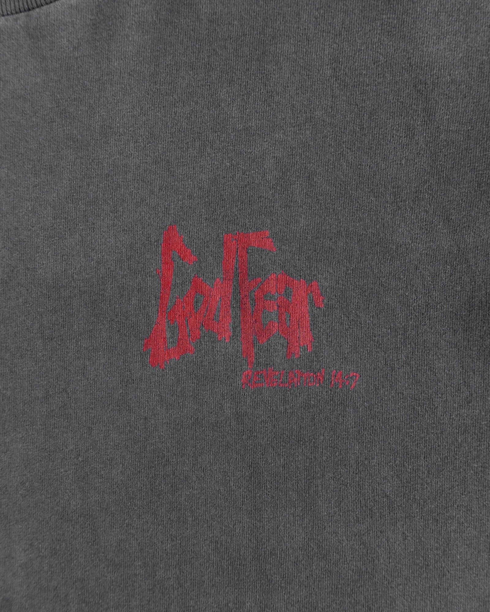 (L) VINTAGE GOD FEAR SUN FADED TEE