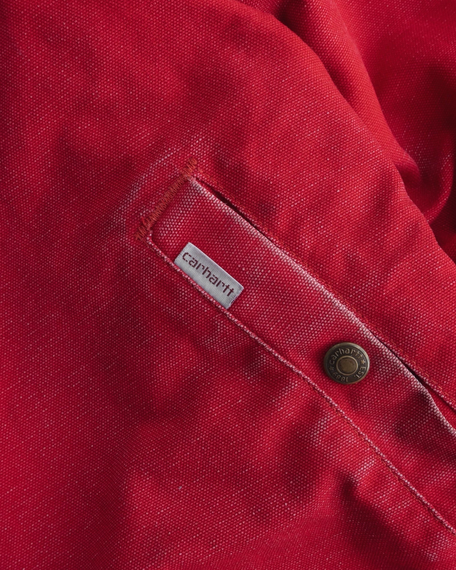 (L) 80’S VINTAGE CARHARTT RED SANTA FE JACKET