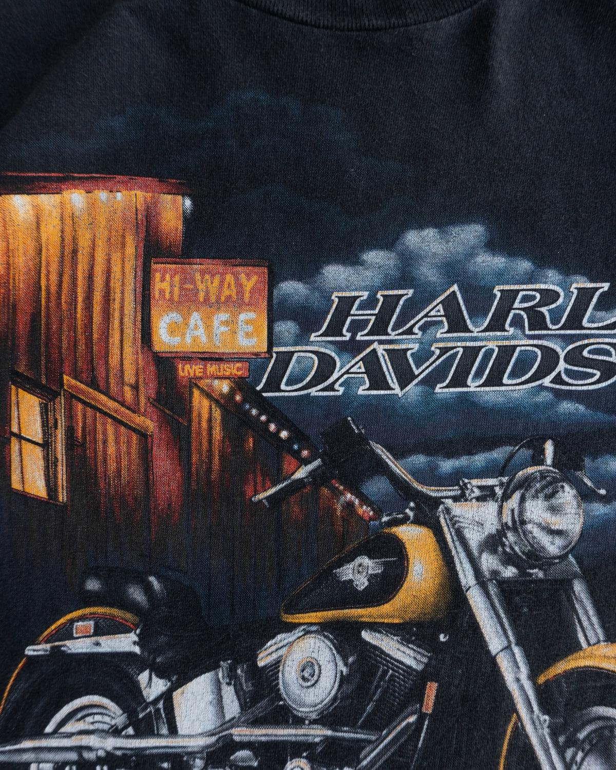 (L) 90’S VINTAGE HARLEY DAVIDSON CAFÉ TEE