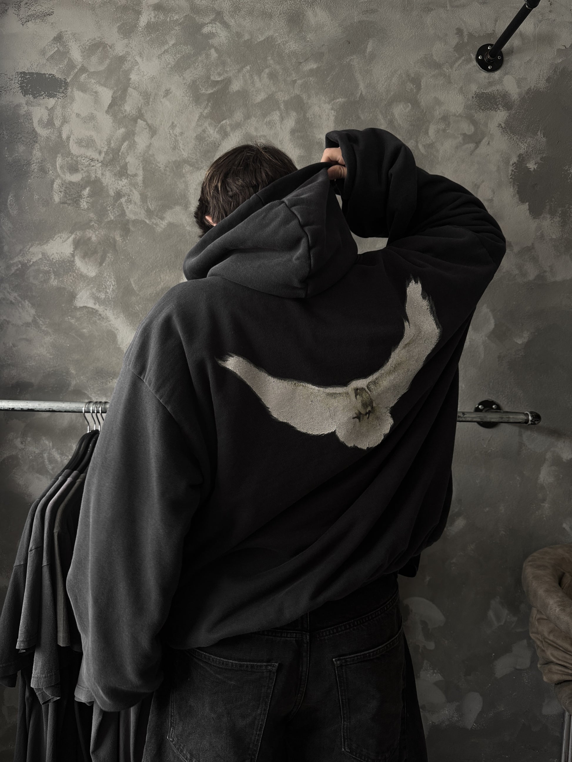 (L) YEEZY GAP ENGINEERED BALENCIAGA DOVE HOODIE