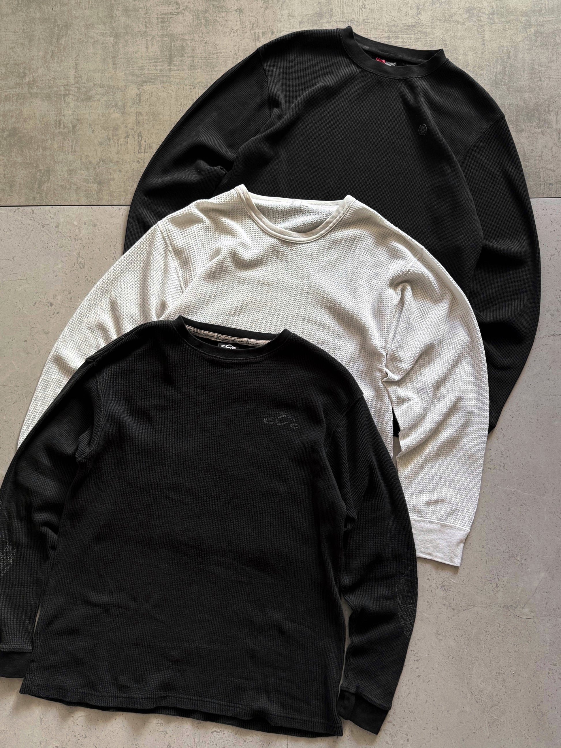 (FIT L) VINTAGE ORANGE COUNTY CHOPPERS THERMAL LONG SLEEVE