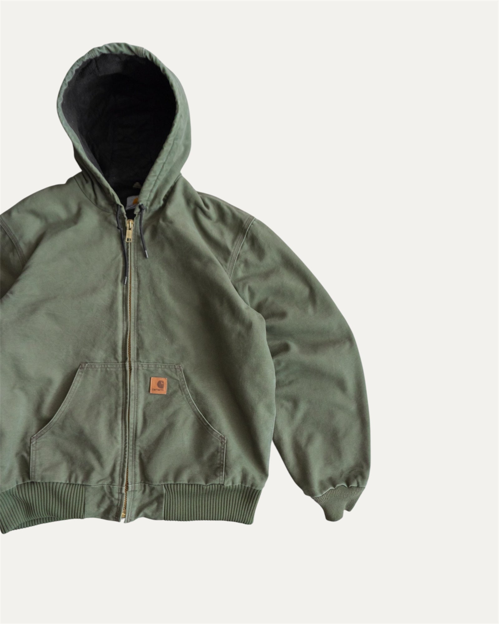 (M) VINTAGE CARHARTT OLIVE GREEN ACTIVE JACKET