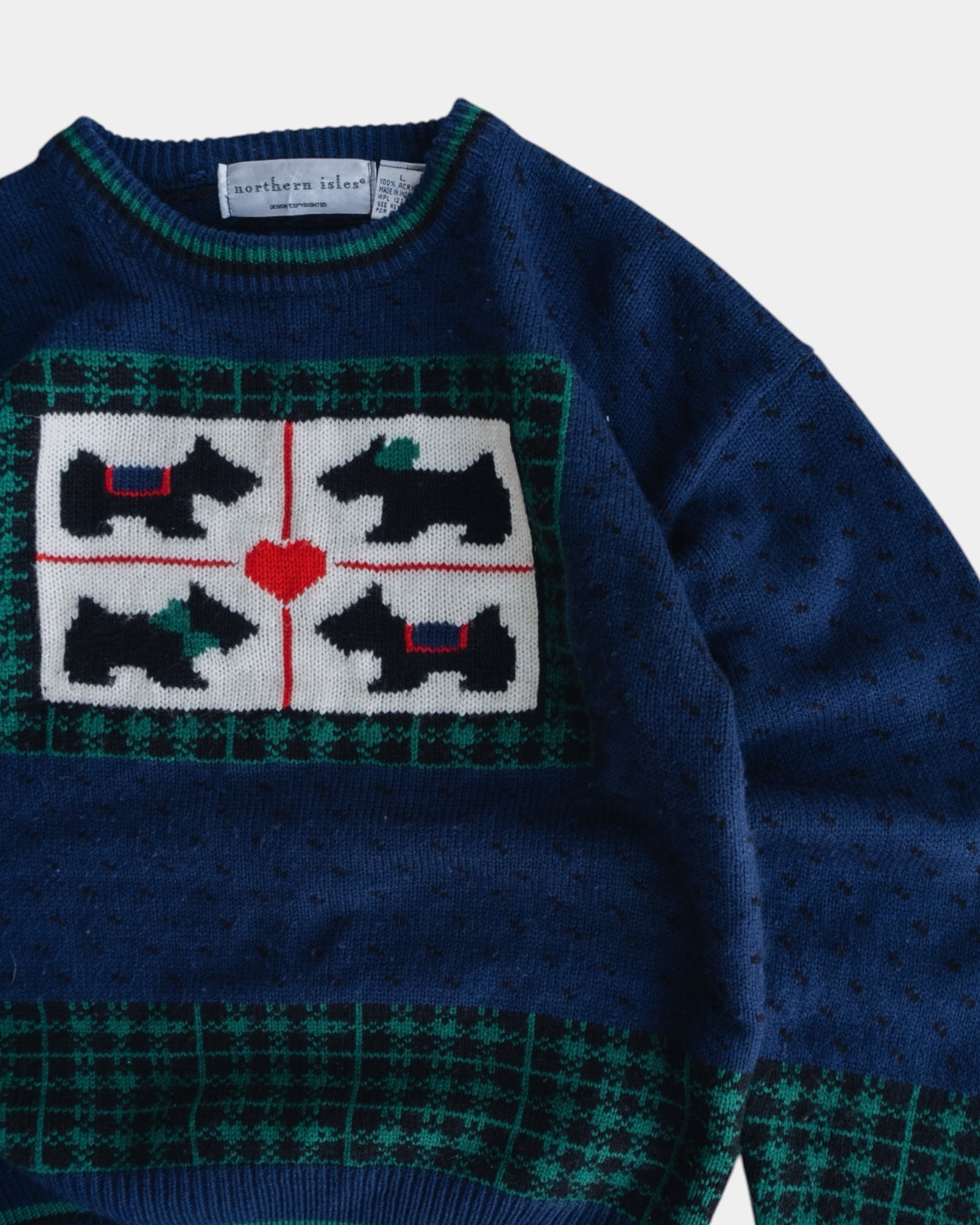 (S) 90’S VINTAGE SCHNAUZER SWEATER