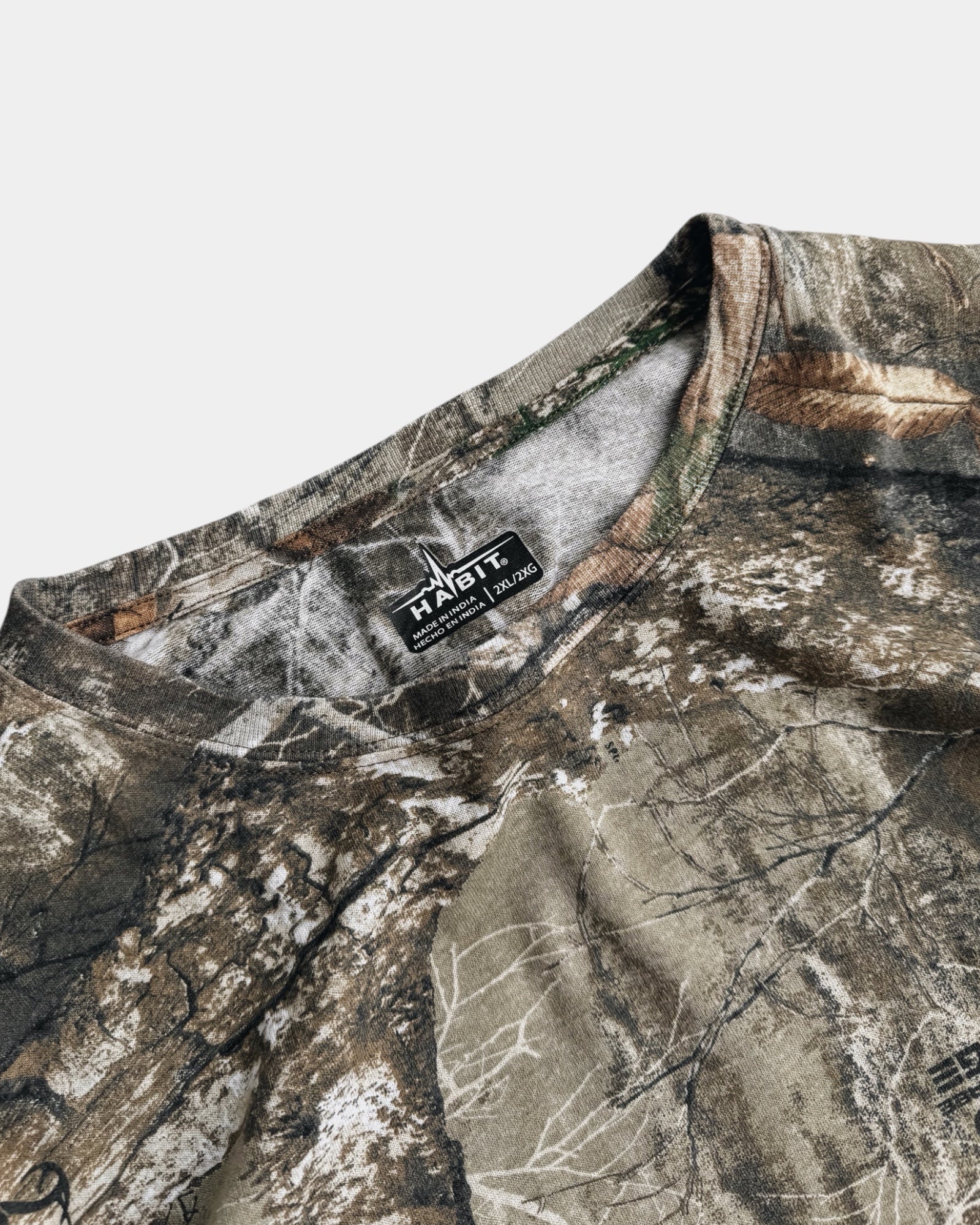 (FIT XL) REALTREE HABIT CAMO LONG SLEEVE
