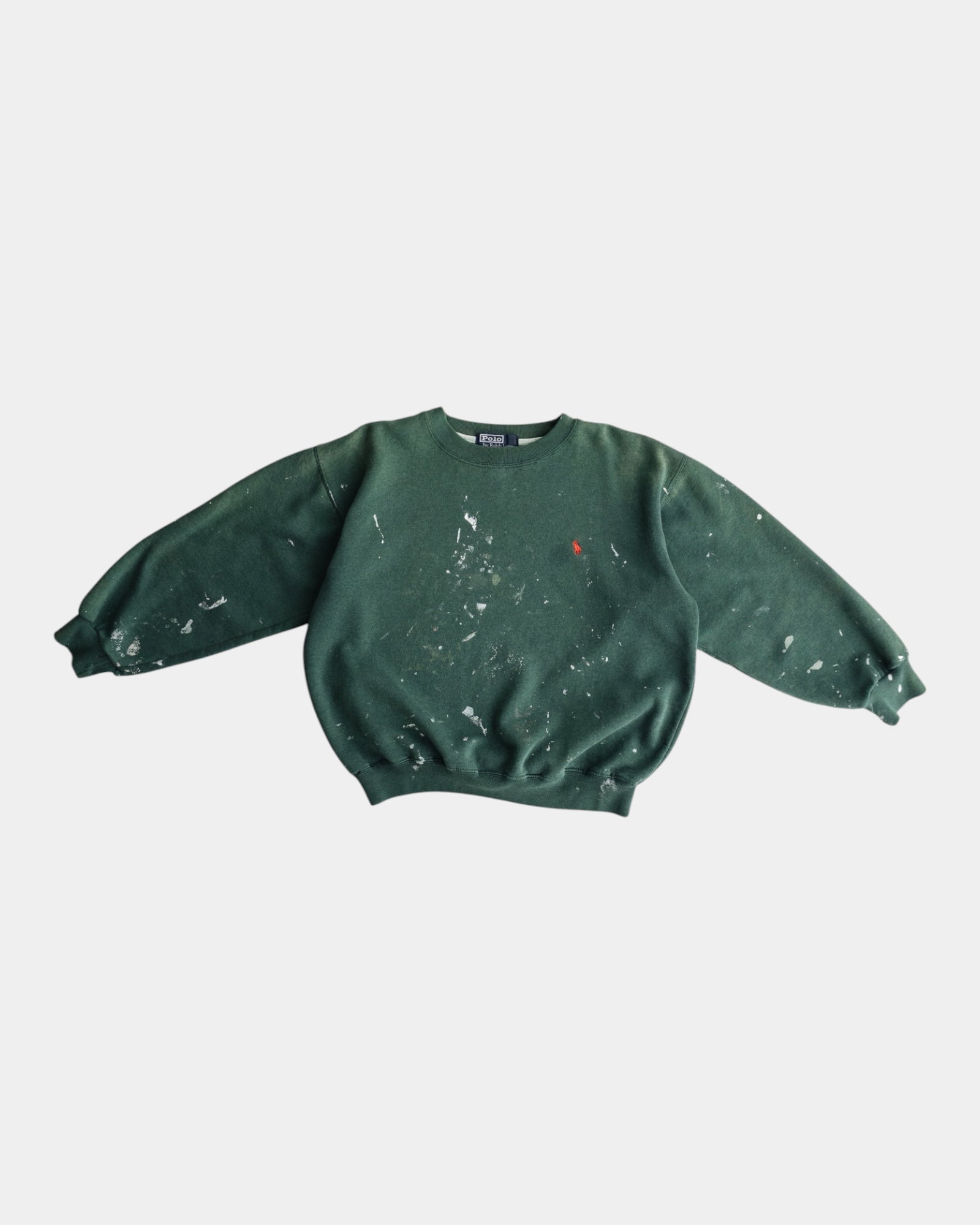 (S/M) 90’S VINTAGE POLO RALPH LAUREN PAINTED CREWNECK