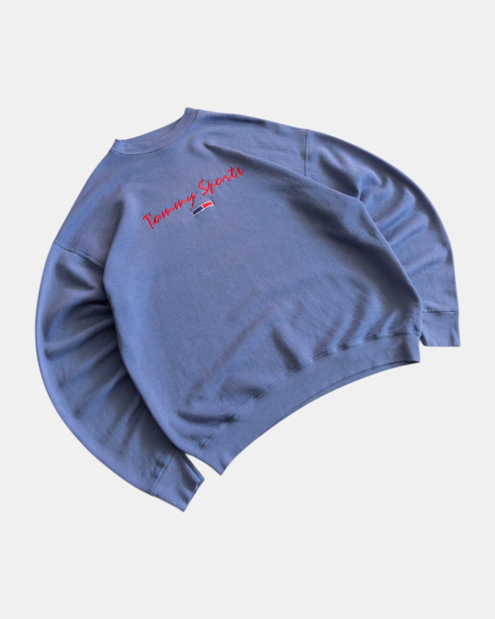 (BOXY L) 90’S VINTAGE TOMMY SPORTS CREWNECK