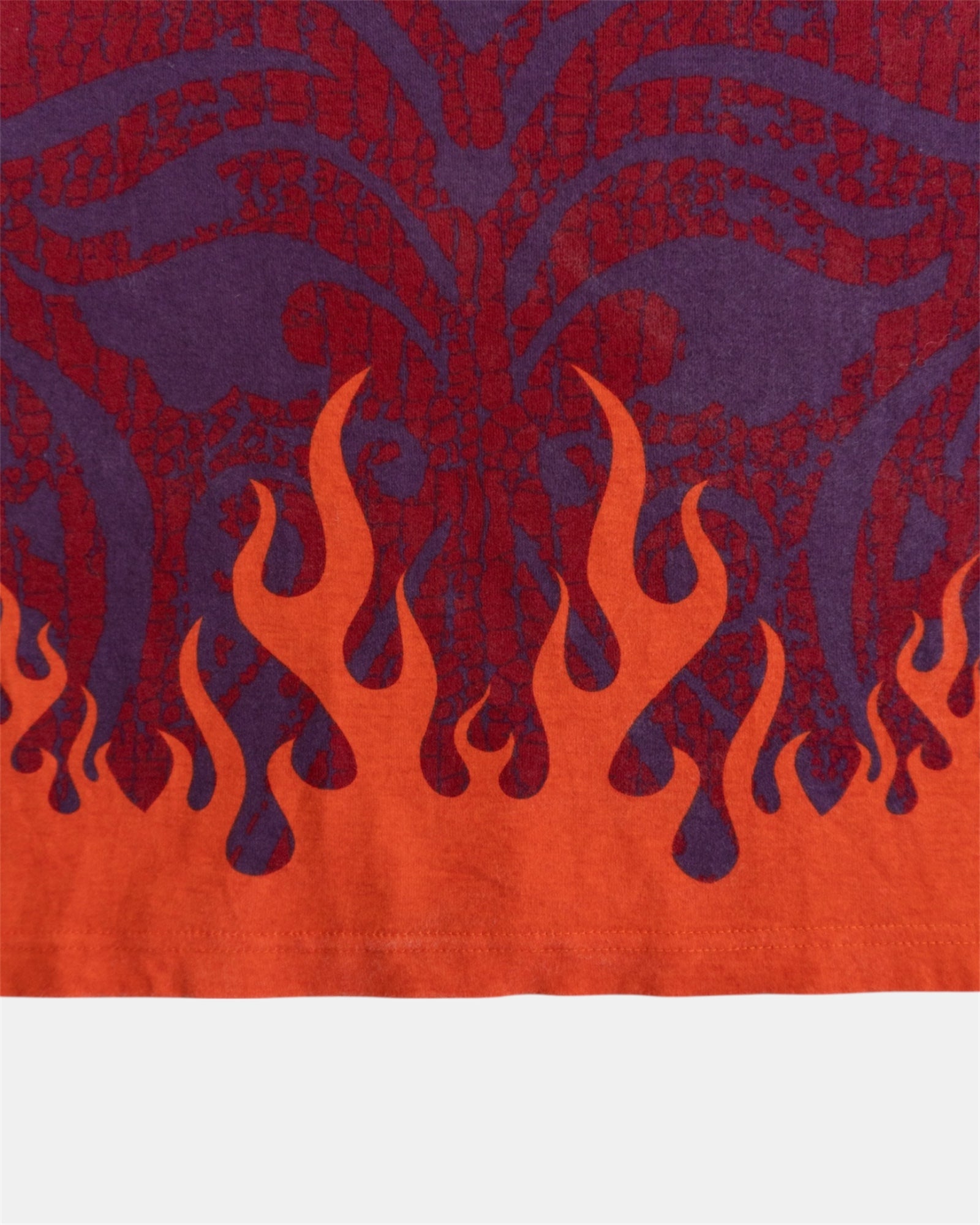 (M) VINTAGE Y2K HARLEY DAVIDSON FLAMES AOP LONG SLEEVE