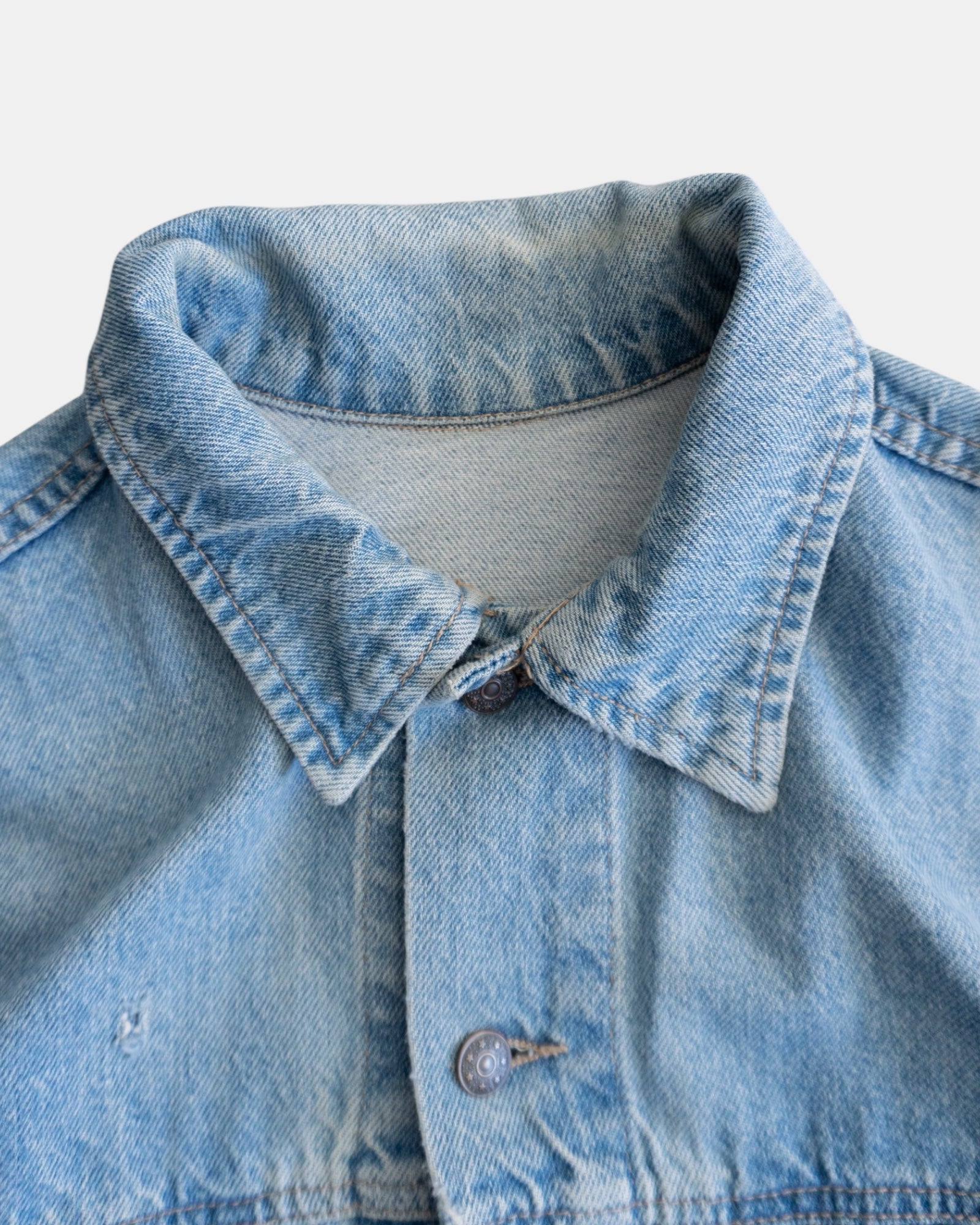 (L) VINTAGE DENIM TRUCKER JACKET