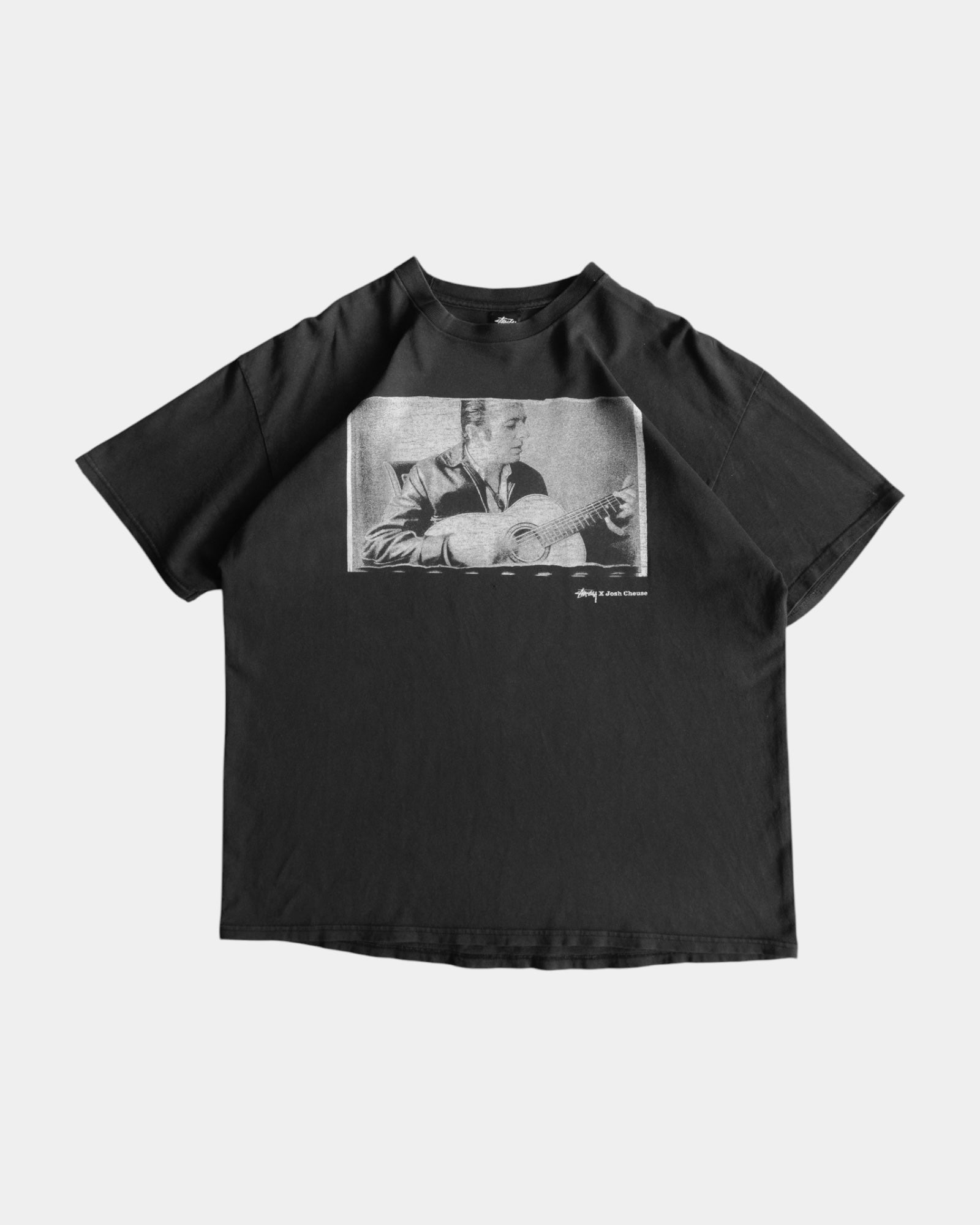 (XL) VINTAGE STUSSY X JOSH CHEUSE FADED TEE