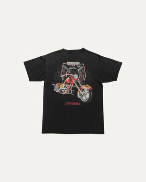 (L) VINTAGE CHOPPER FIREBIKE FADED TEE