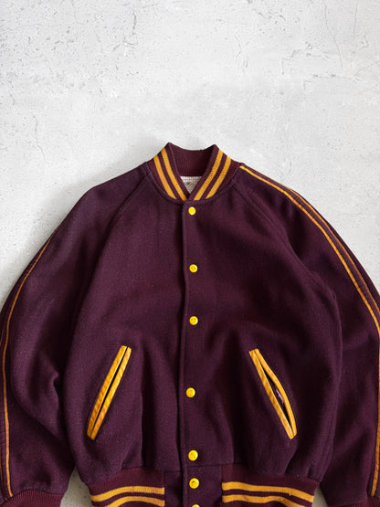 (M) 1950’S VINTAGE HOLLOWAY VARSITY JACKET