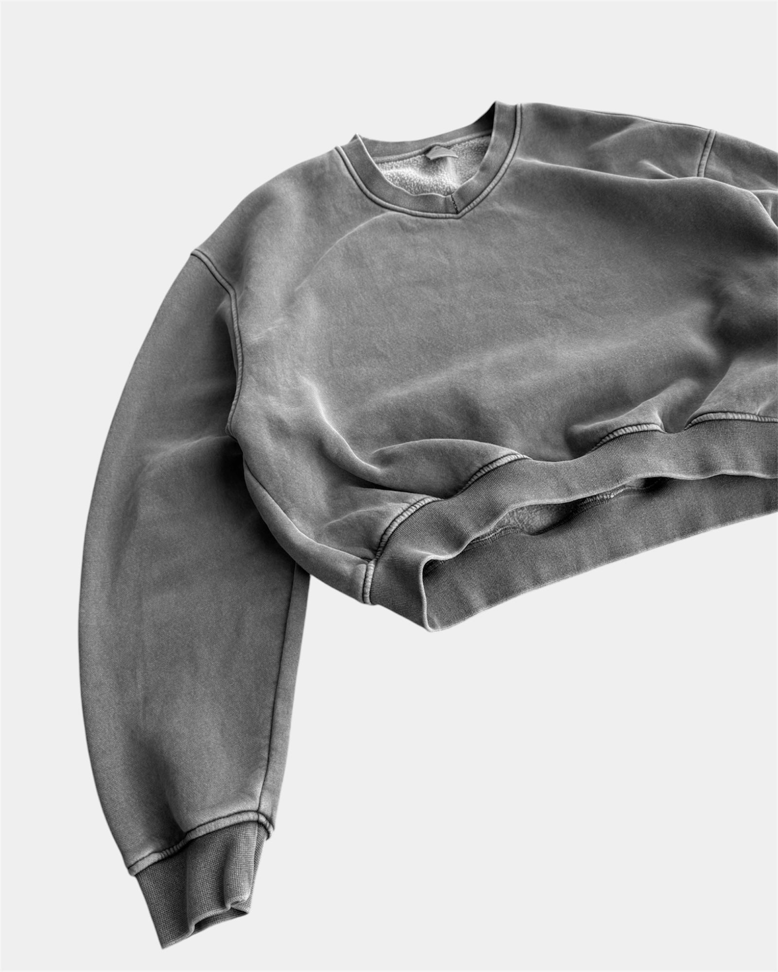 (BOXY L) VINTAGE SUN FADED BOXY CREWNECK