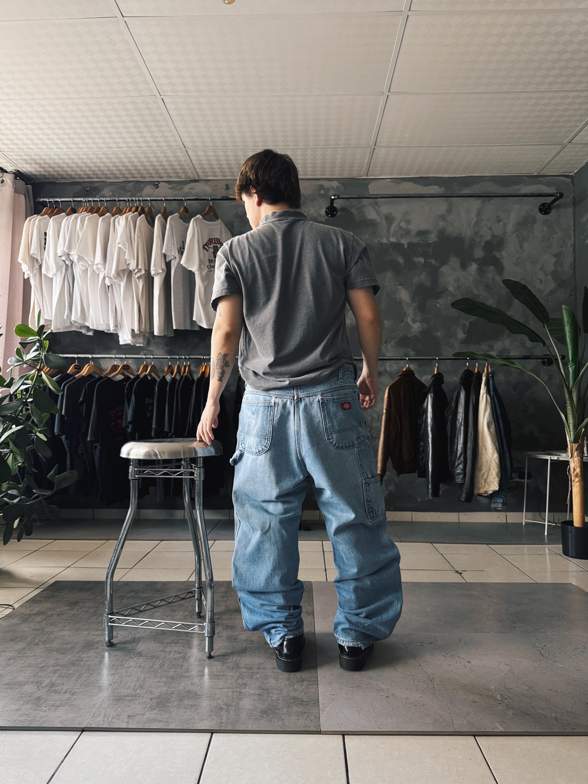 VINTAGE DICKIES DENIM PANTS - 36x30