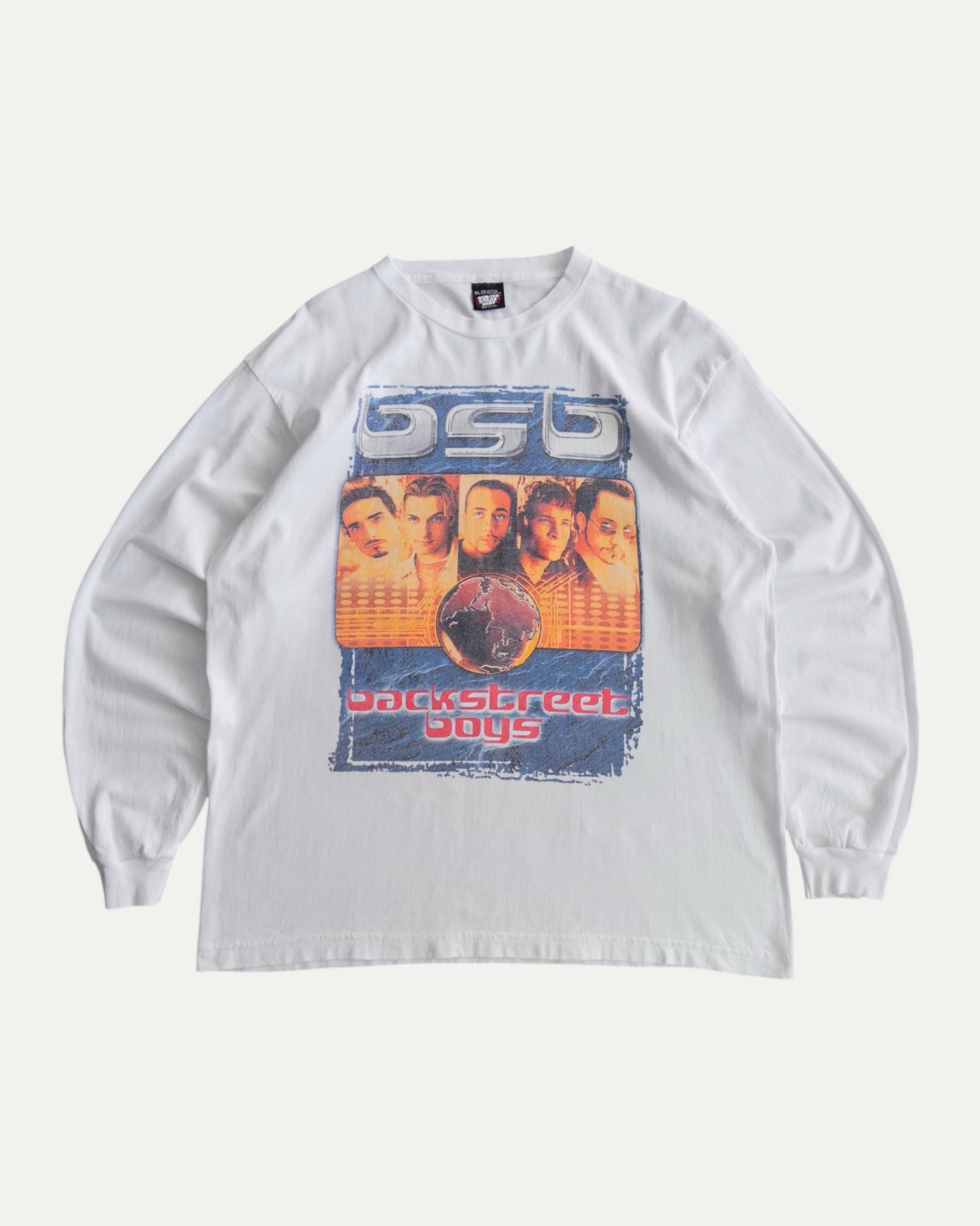(L/XL) 2000’S VINTAGE BACKSTREETBOYS “SHAPE OF MY HEART” LONG SLEEVE