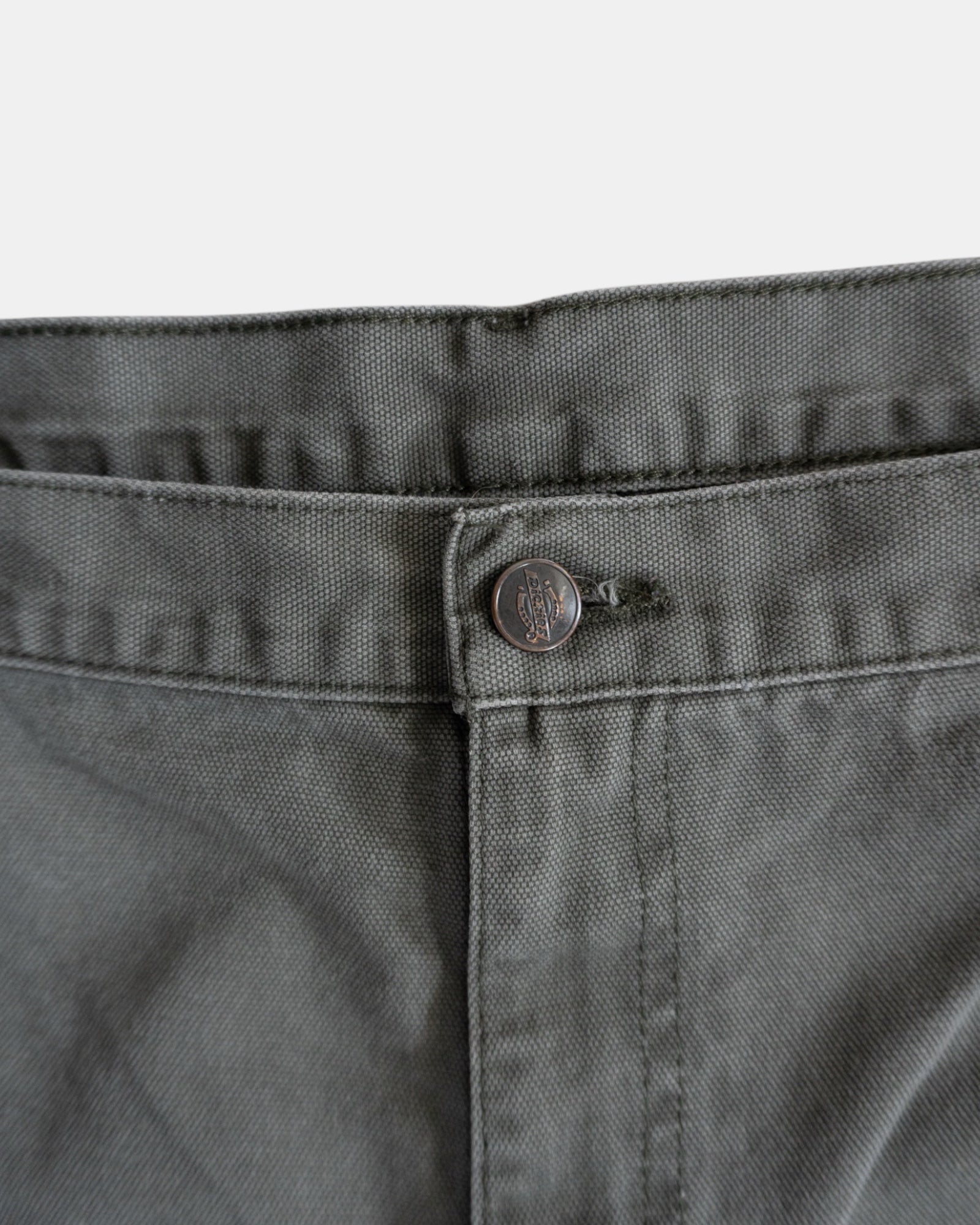 VINTAGE DICKIES OLIVE GREEN CARPENTER PANTS - 38x32