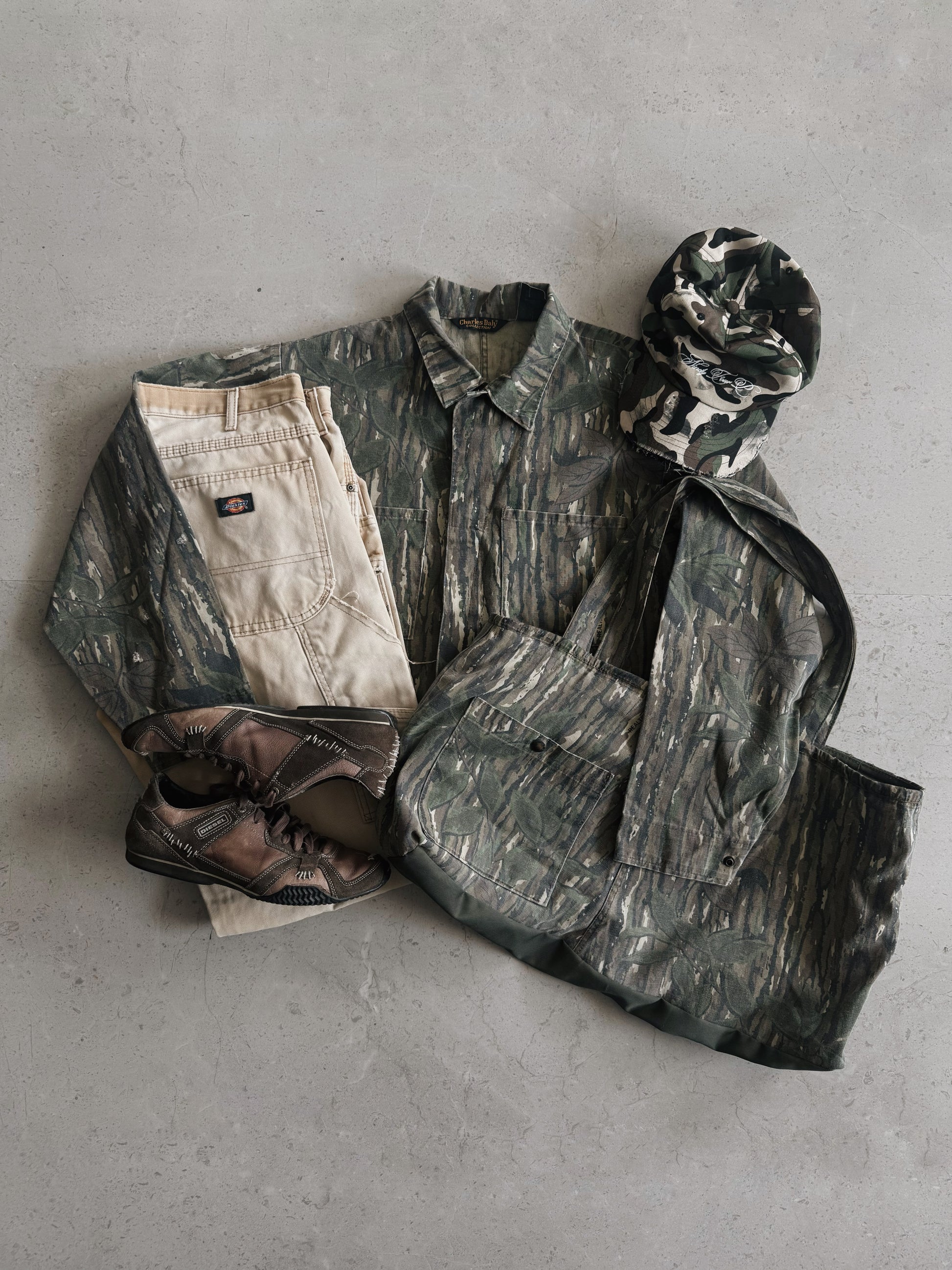 80’S VINTAGE REALTREE CAMO TOTE BAG