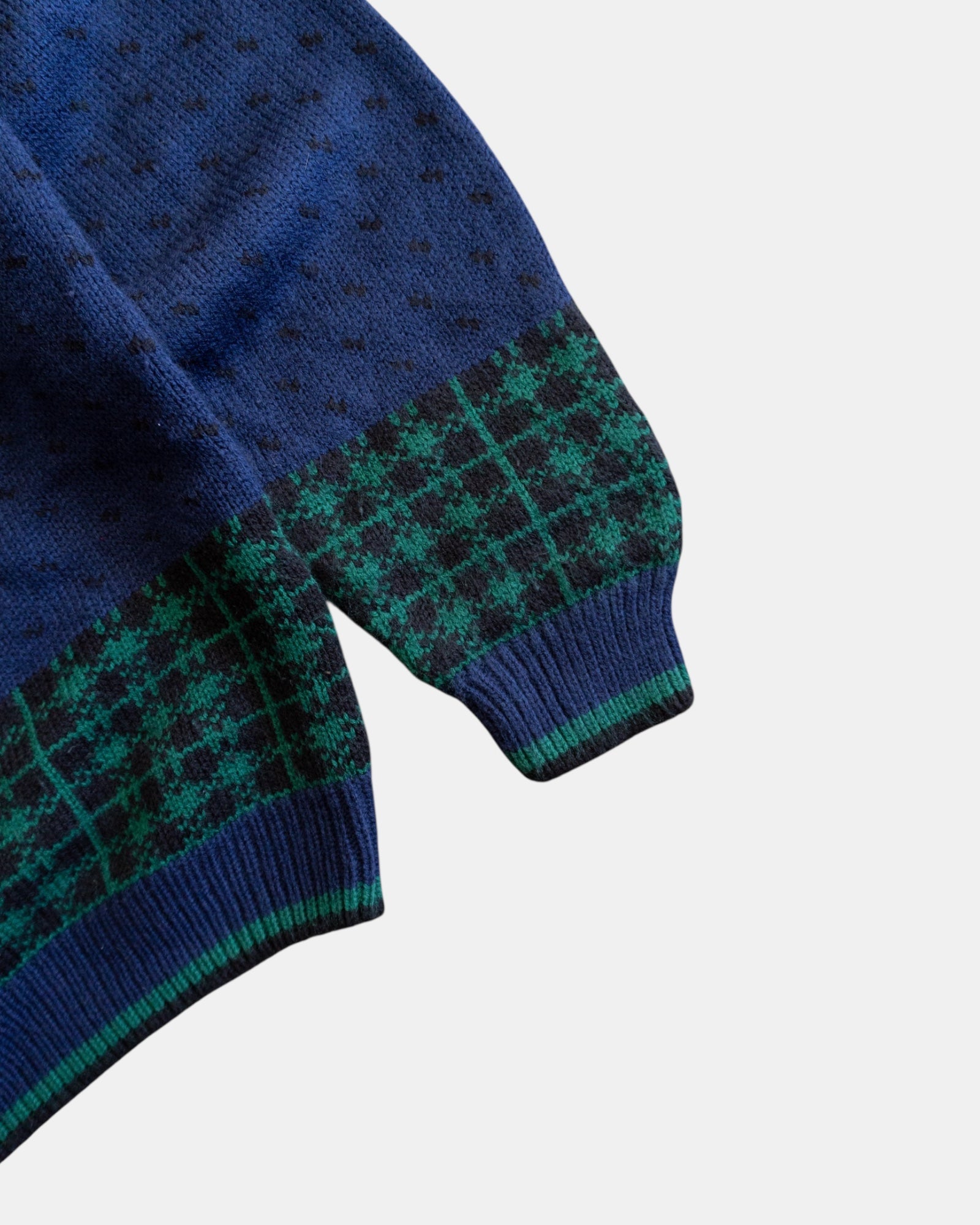 (FIT S) VINTAGE NORTHEN ISLES SCOTTIE DOG SWEATER