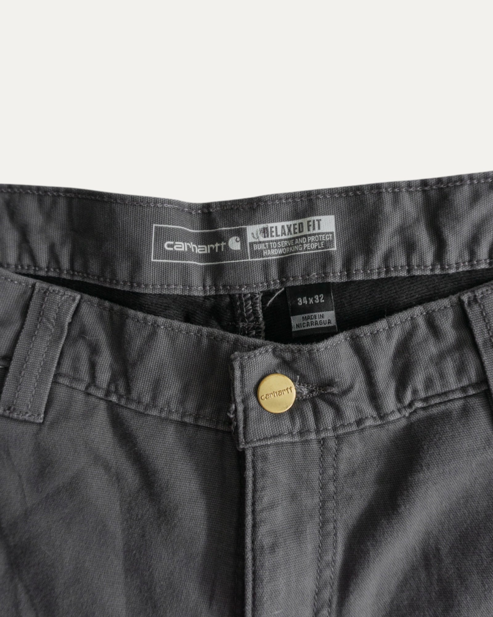 CARHARTT GRAY PANTS - 34x32