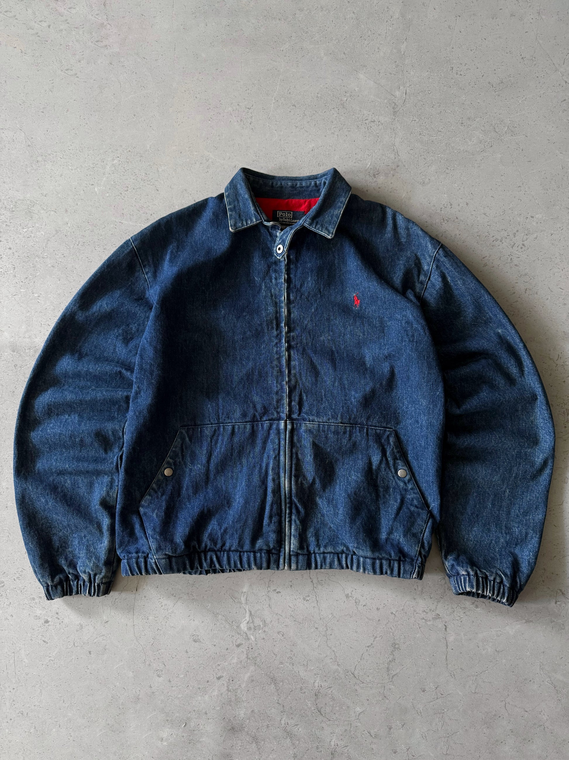 (FIT M) VINTAGE POLO RALPH LAUREN DENIM JACKET