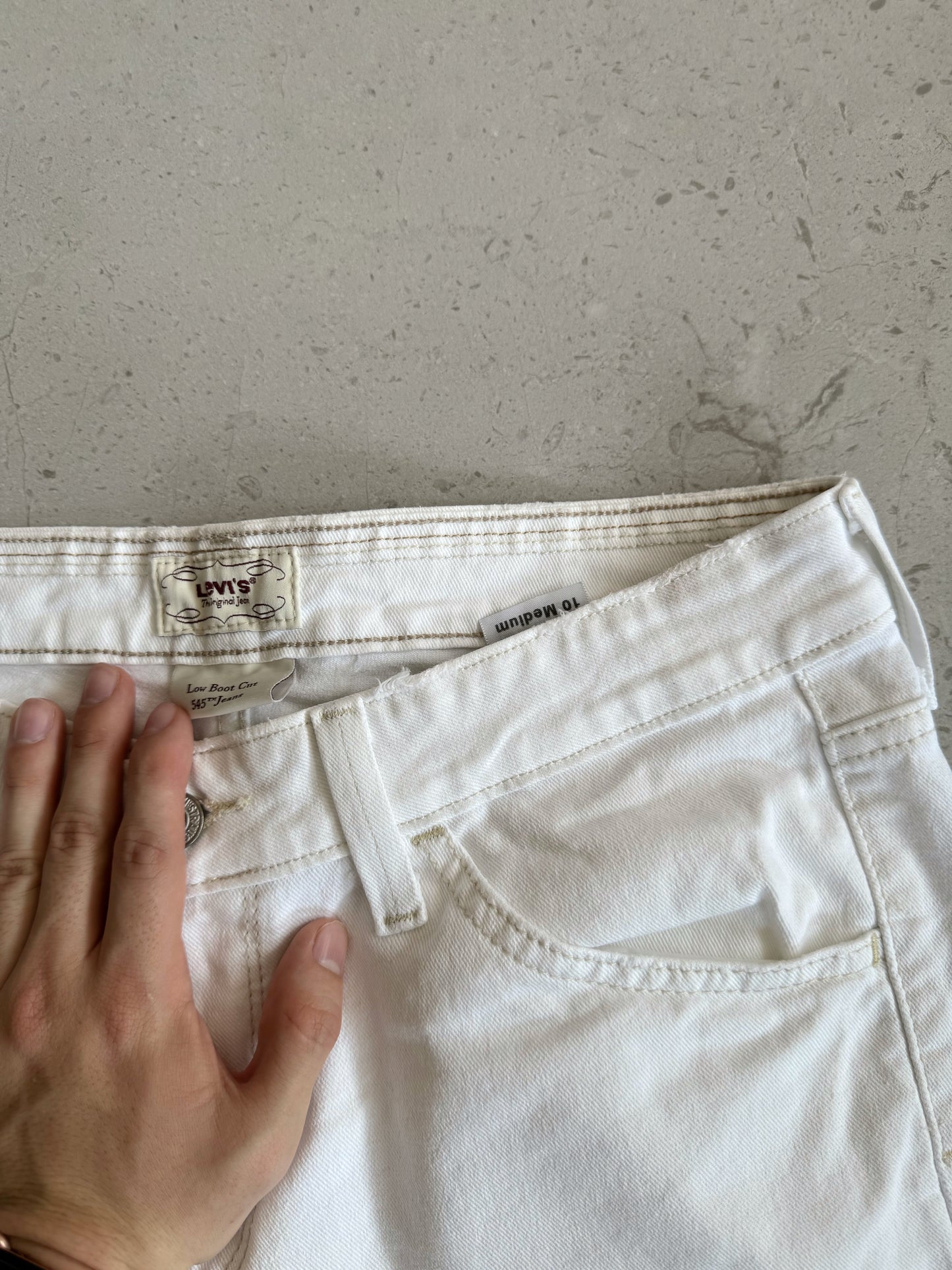 Vintage Levi’s Women White Pants