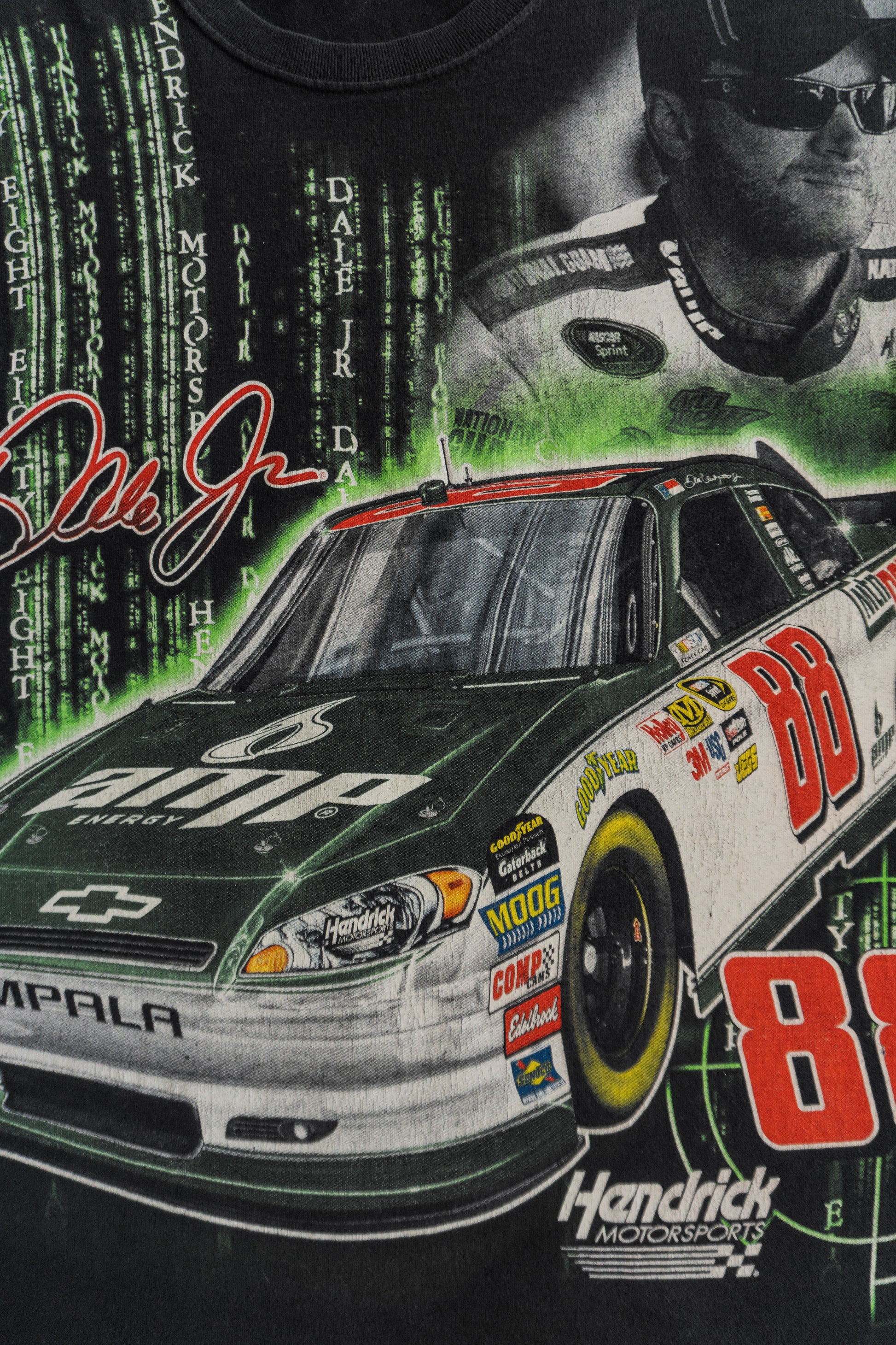 (L) NASCAR DALE EARNHARDT AOP RACING TEE